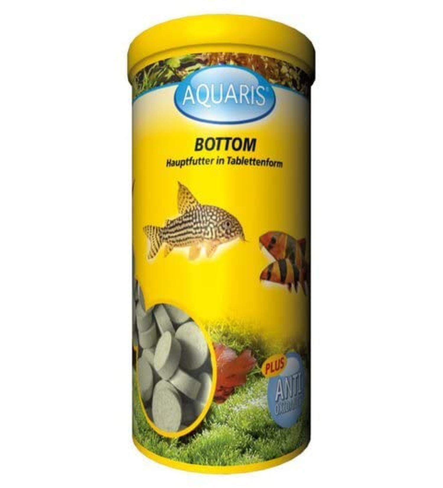 AQUARIS Bottom TABLETS - Food for Aquarium Fish - 250 ML - 155 g