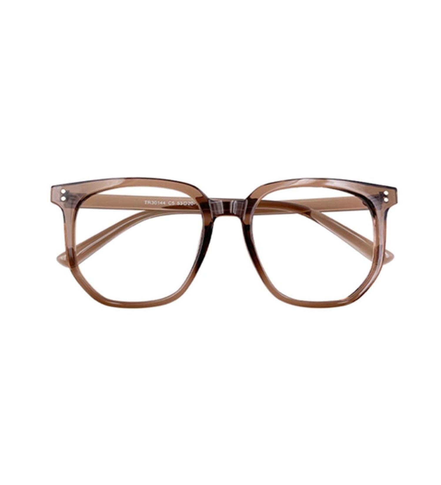 Oversized Square Reading Glasses for Men & Women | Blue Light Blocking Eyeglasses | Cute & Comfortable Coffee Frame (1.75x - Buy Online on GoSupps.com