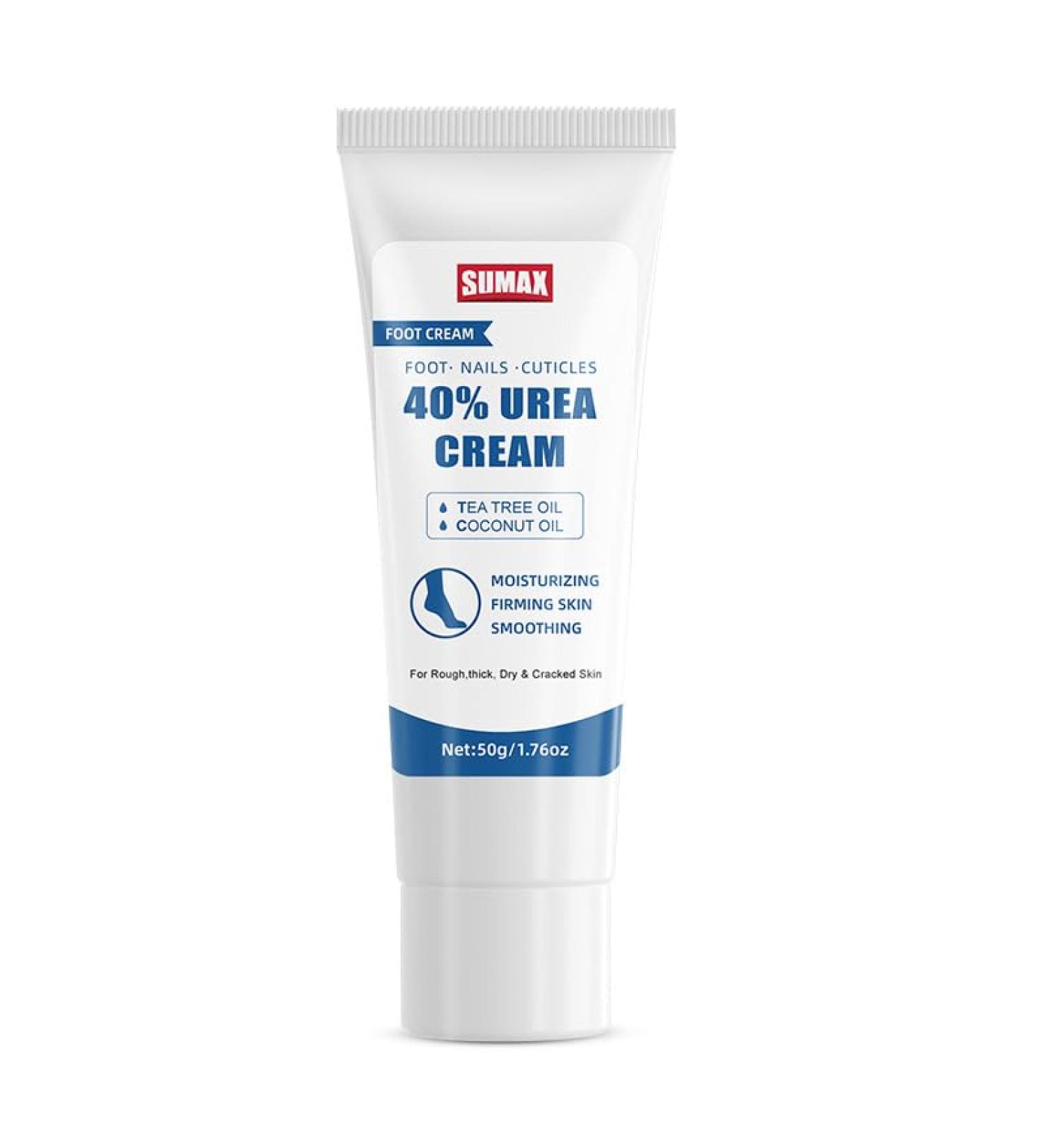 Urea 40% Foot Cream Cracked Heel Repair Cream For Feet and Hands Callus Remover For Dry And Hard Skin Urea Cream for Hand Foot Body Care 50g - Buy Online on GoSupps.com