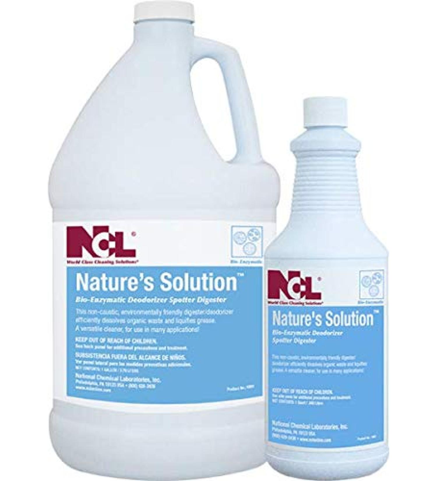 Nature's Solution Bio-Enzymatic Deodorizer/Spotter/Digester 1-32 oz Qt.