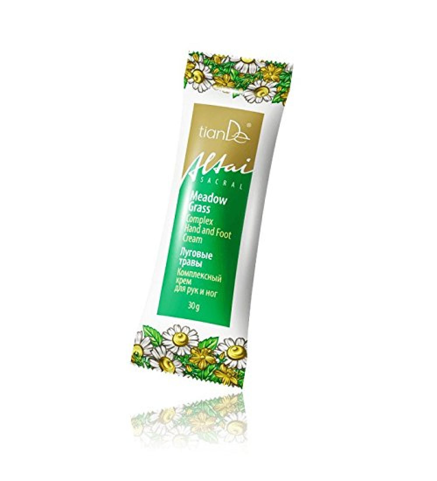 Meadow Grass Complex Hand and Foot Cream tianDe 44412 Mini Package - Maximum Use!