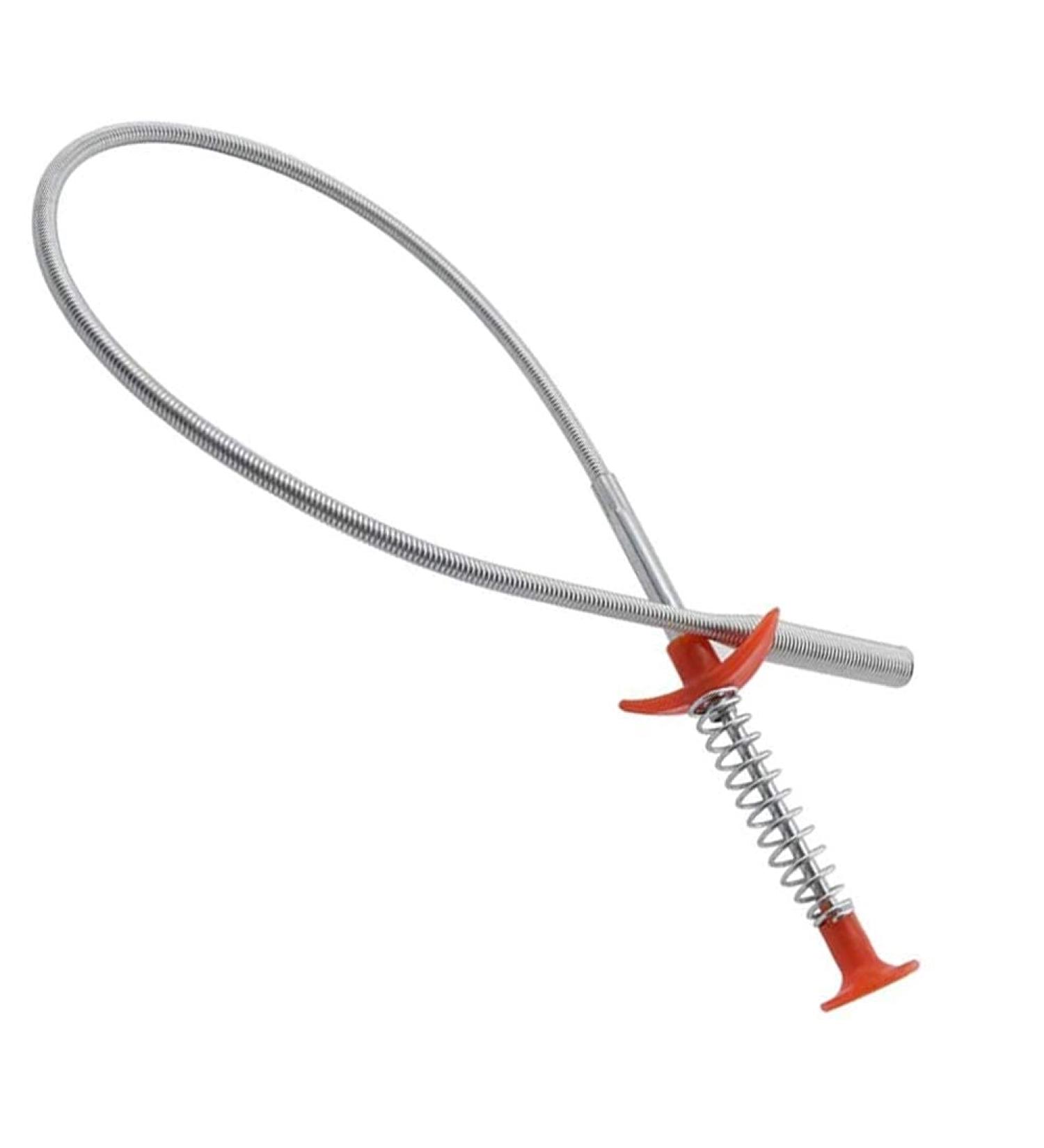 Kitchen Bendable Sink Cleaning Hook Sewer Dredging Tool Spring Pipe Hair Remover Hair Drain Clog Remover Drain Relief Cleaning Tool. - Buy Online on GoSupps.com