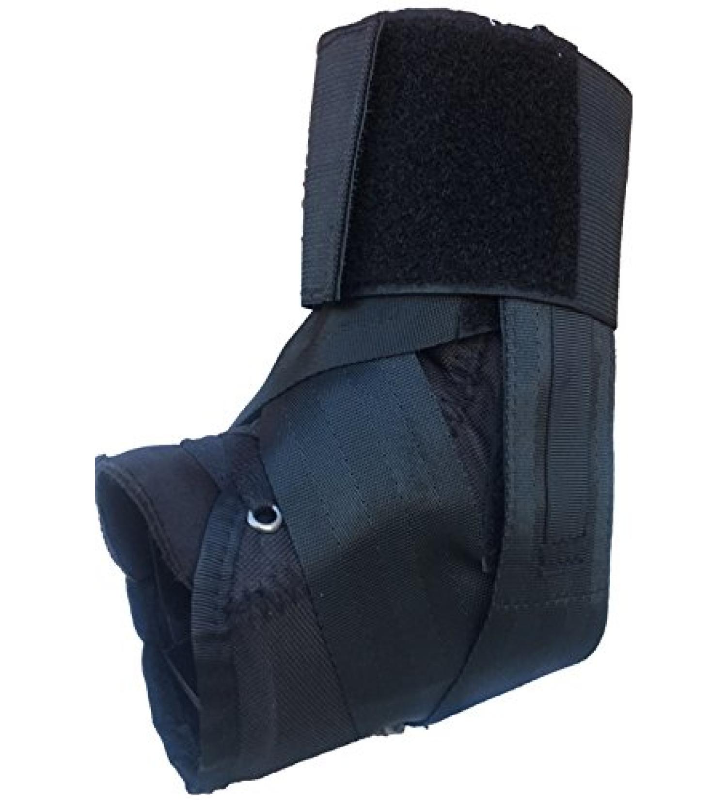 Lace-Up Sports Medicine Ankle Brace - Orthopedic Support for Sprains & Injuries | Size Medium Black - Buy Online on GoSupps.com