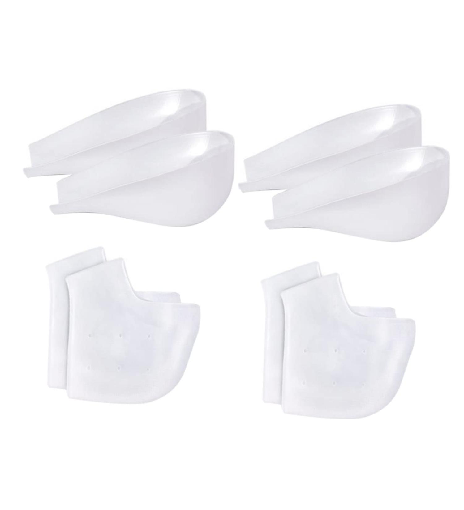 NOLITOY Heel Cover Protection Pads - 2 Sets White Man's Sebs Sole of Foot - International Shipping Available - Buy Online on GoSupps.com