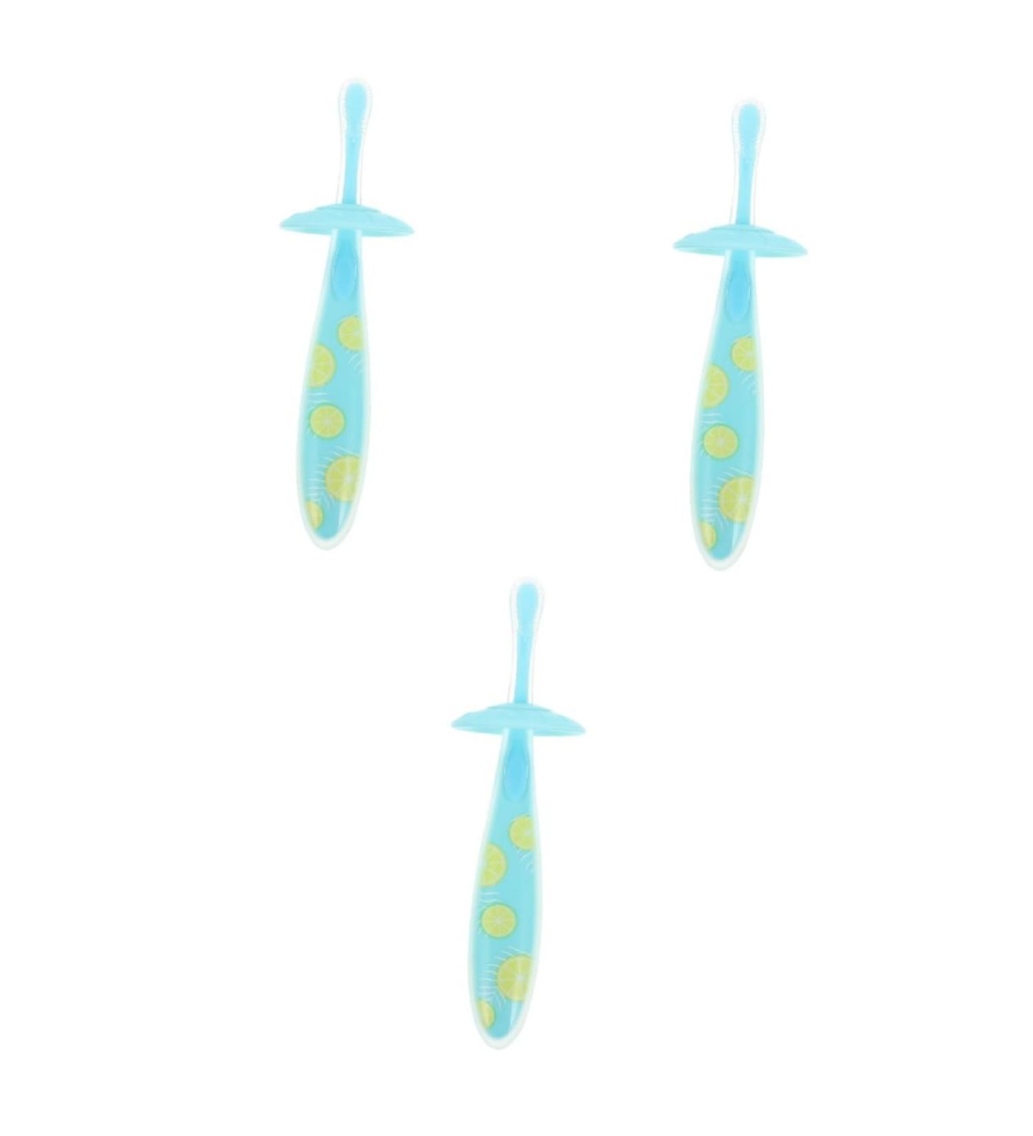 Mobestech 3-Part Toothbrush for Kids | Fun Toddler Toy & Children's Tooth Cleaner - Buy Online on GoSupps.com