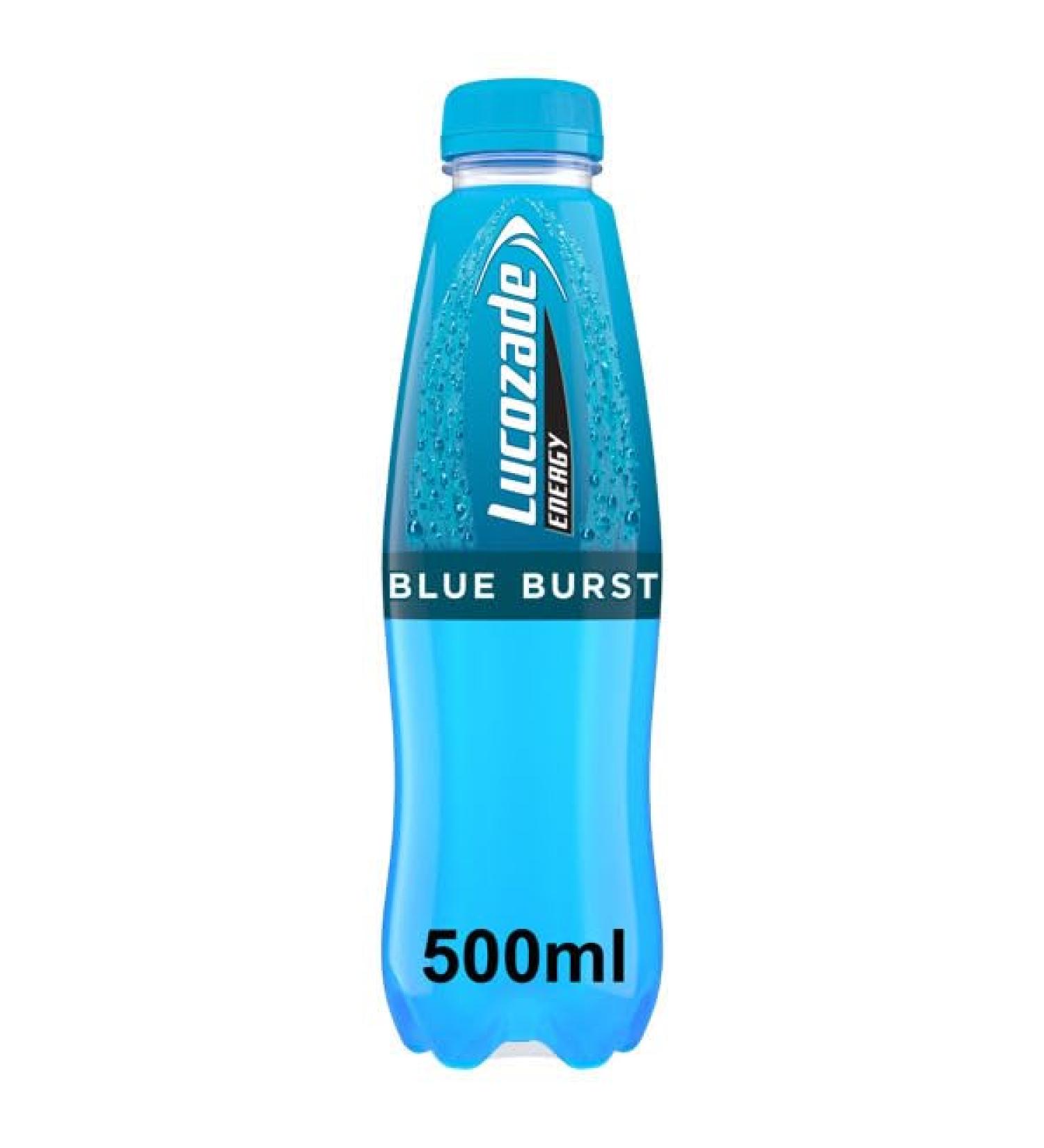 Lucozade Energy Drink (6x500ml Blue burst) Blue burst 6x500ml