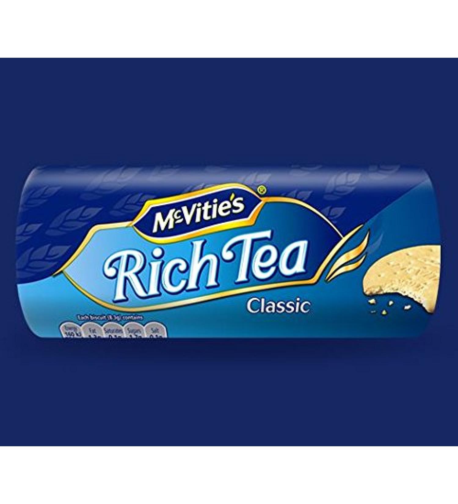 Mcvitie's - Rich Tea Biscuits - 4 packs of 200g
