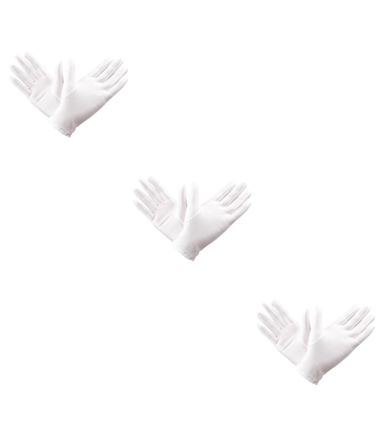 FRCOLOR 9 Pairs Cotton Gloves for Dry Hands Etiquette Gloves Dry Hands Moisturizing Gloves Nail Glue for Acrylic Nails Formal Costume Gloves White Cotton Gloves Work White Gloves Food - Buy Online on GoSupps.com