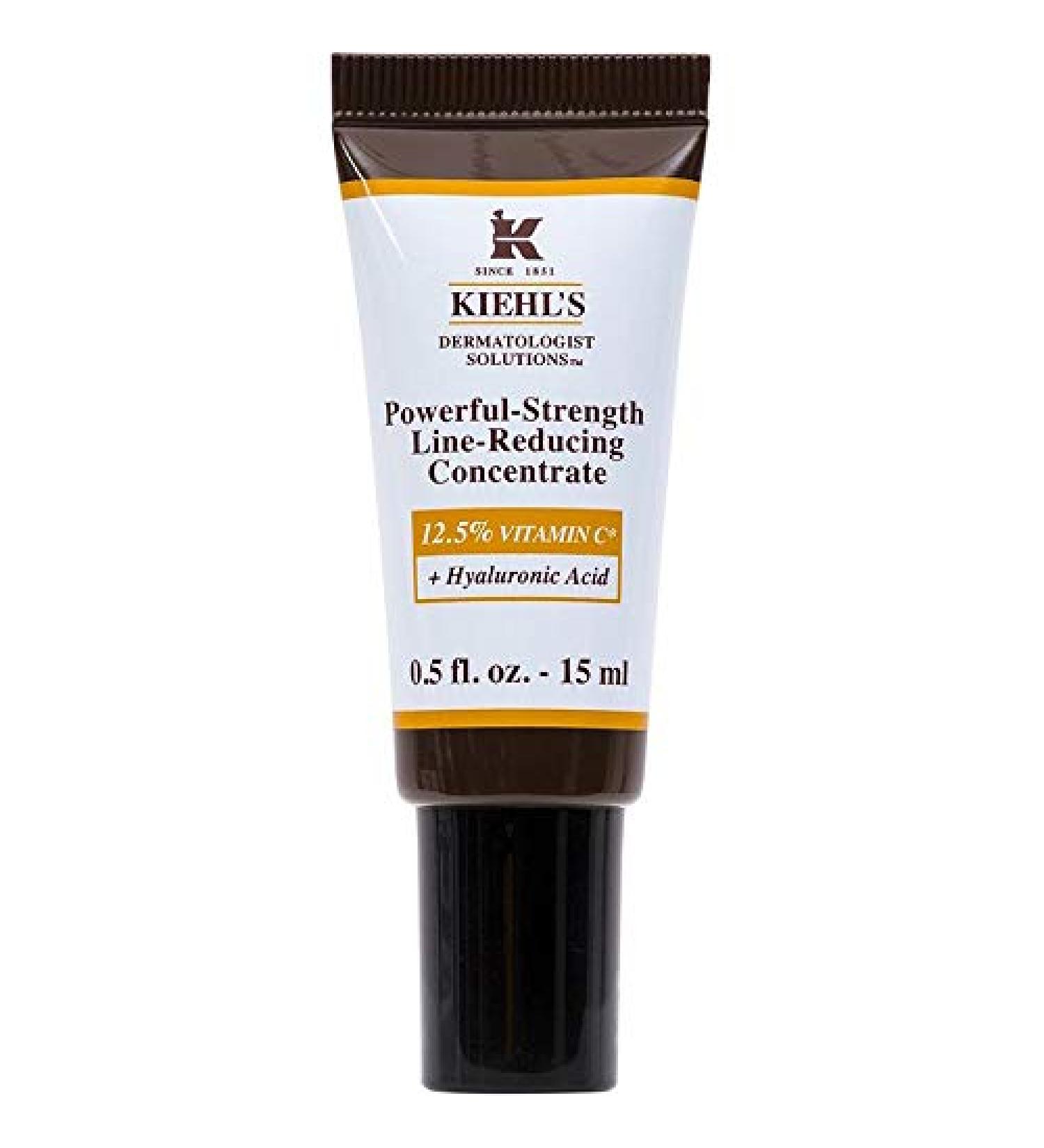 Kiehls Powerful Strength Line Reducing Concentrate Serum   0.5 fl oz / 15 mL (Unboxed)