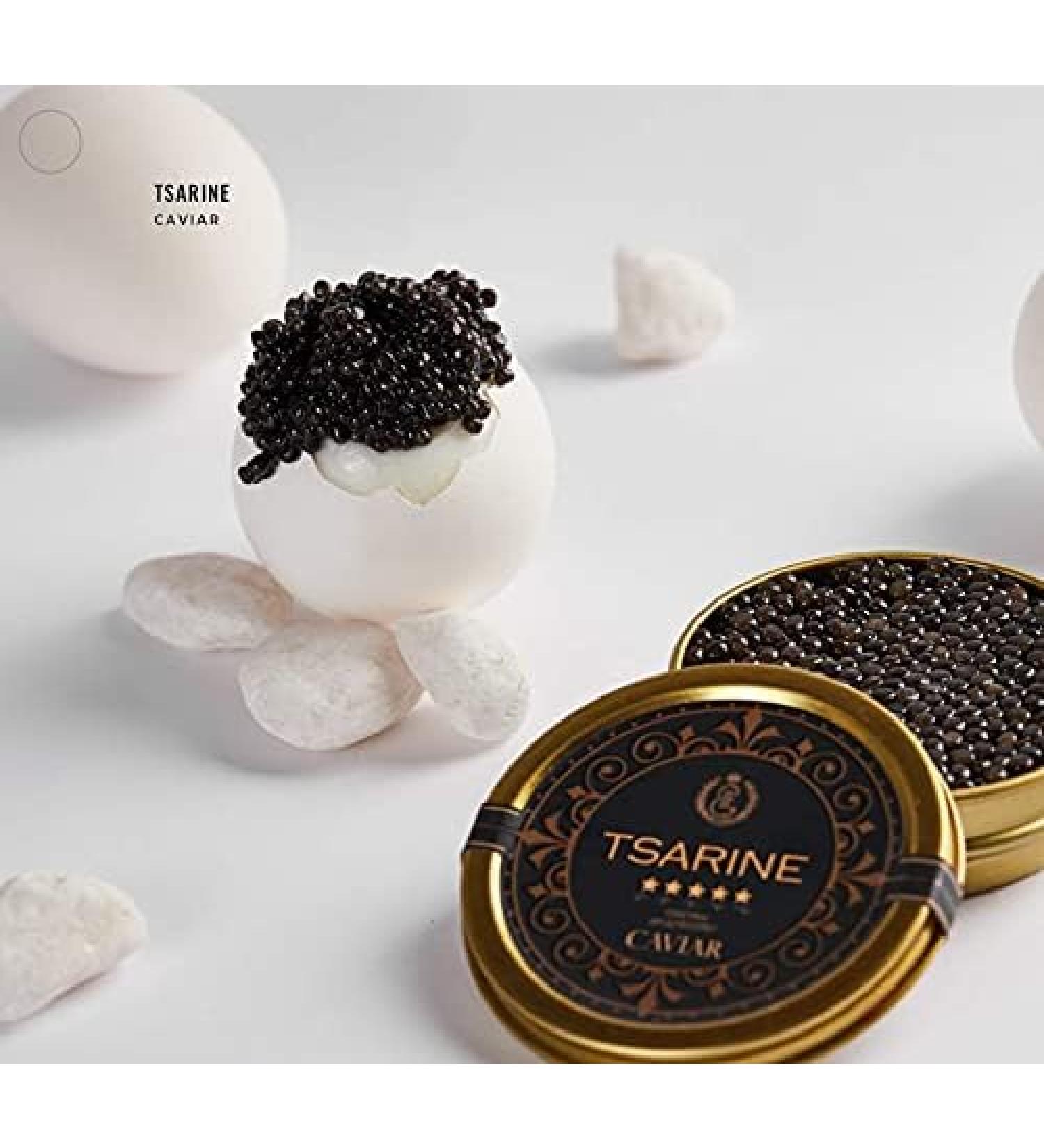 20g of black sturgeon caviar | Siberian sturgeon | Acipenser baerii | Fish caviar | Malossol Caviar | Black caviar | - Buy Online on GoSupps.com