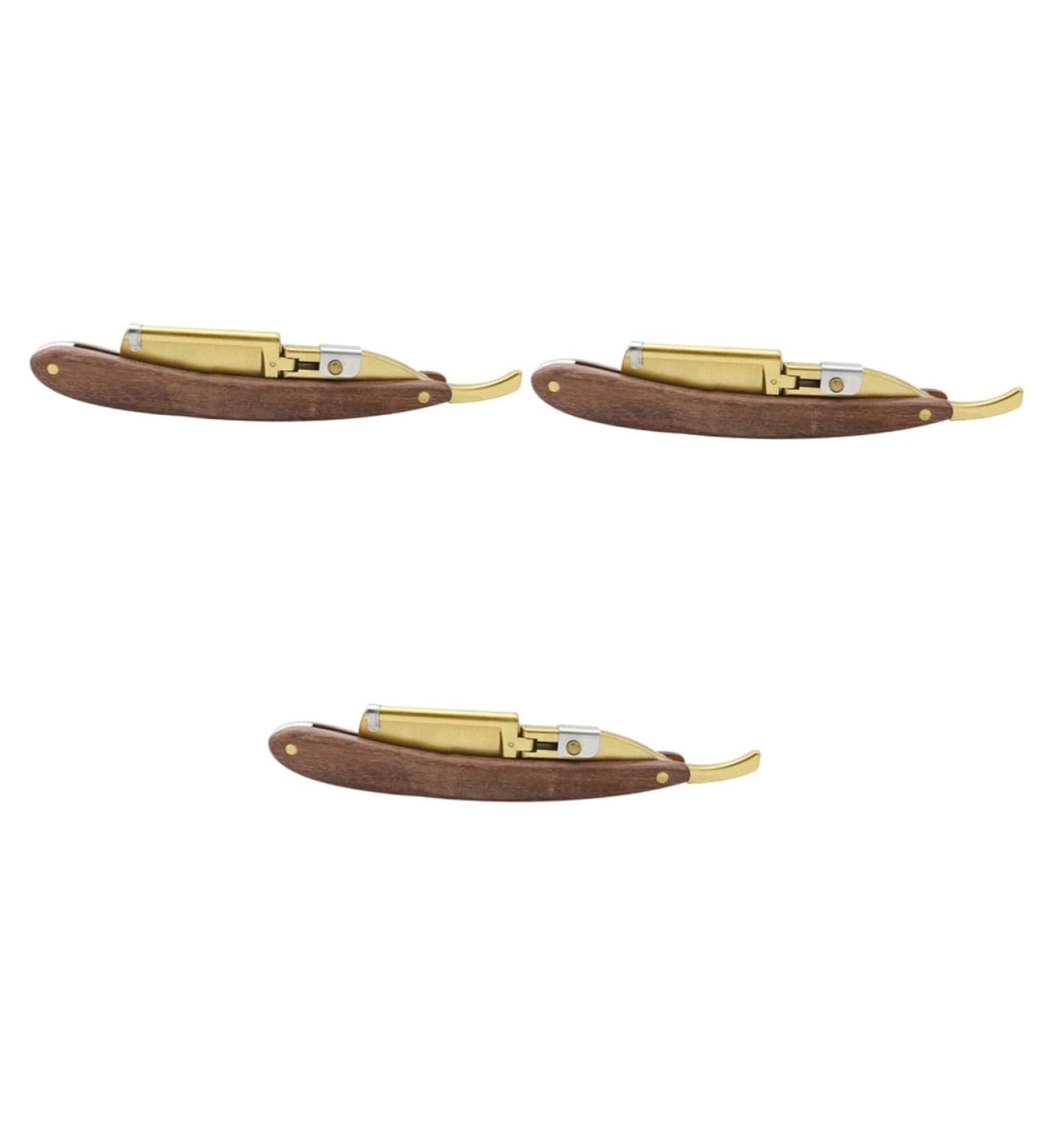 Frcolor 3 Sets Manual Razor for Men - Antique Fashionable Shaving Tools | Best Men's Grooming Kits - Buy Online on GoSupps.com