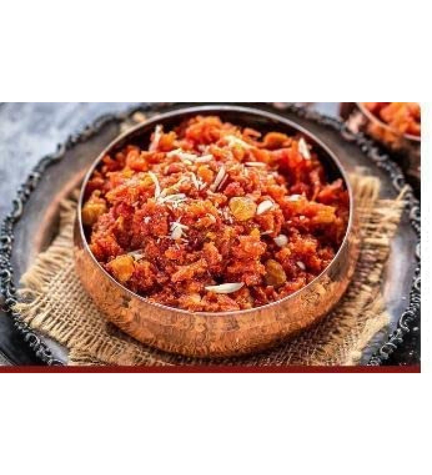 Gajar Halwa - Carrot Halwa 750g Indian Traditional Sweet Best Gift For All Occasions Raksha Bandhan Marriage Diwali Holi Ganesh Chaturthi Festival Treat For Family & Friends