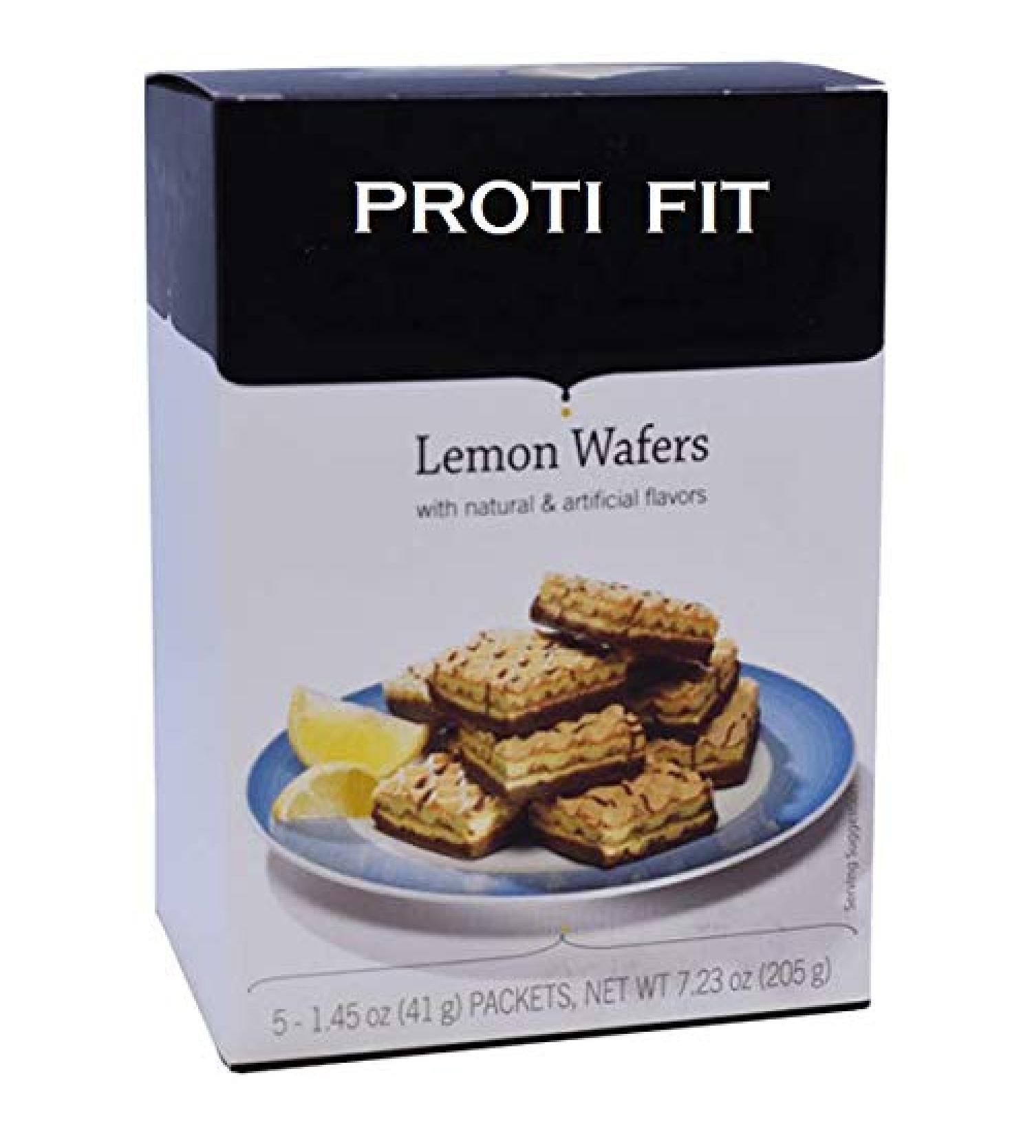 Proti Fit Bariatrix Lemon Wafer Square for weight loss - 15 grams of protein - 5 box serving