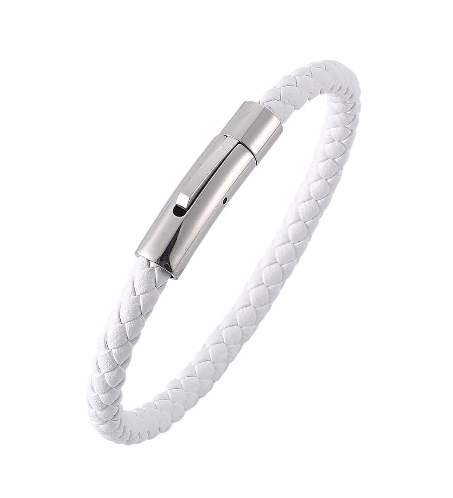 DSOUWEH Leather Wrist Decoration Bracelet Style Braided Bracelets Jewelry Decorative Bangle Dressing Daily Work Travel - Buy Online on GoSupps.com