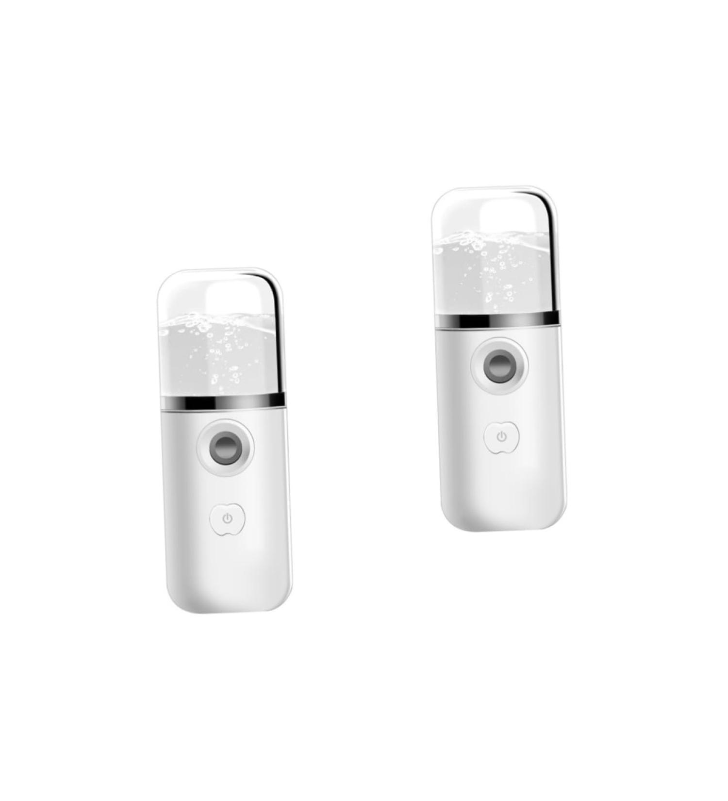 DRESSOOS 2pcs Hydrating Instrument Nano Face Steamer Portable Handheld Facial Mister White Abs - Buy Online on GoSupps.com