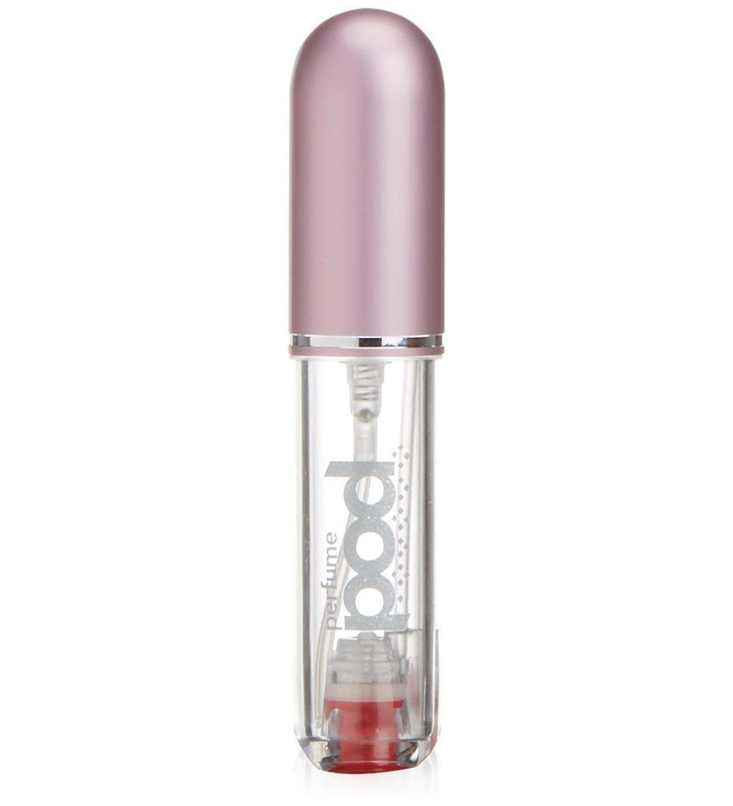 Perfume Pod Clear Refillable Perfume Atomiser with Spray & Genie-S Refill (Pink) - Buy Online on GoSupps.com