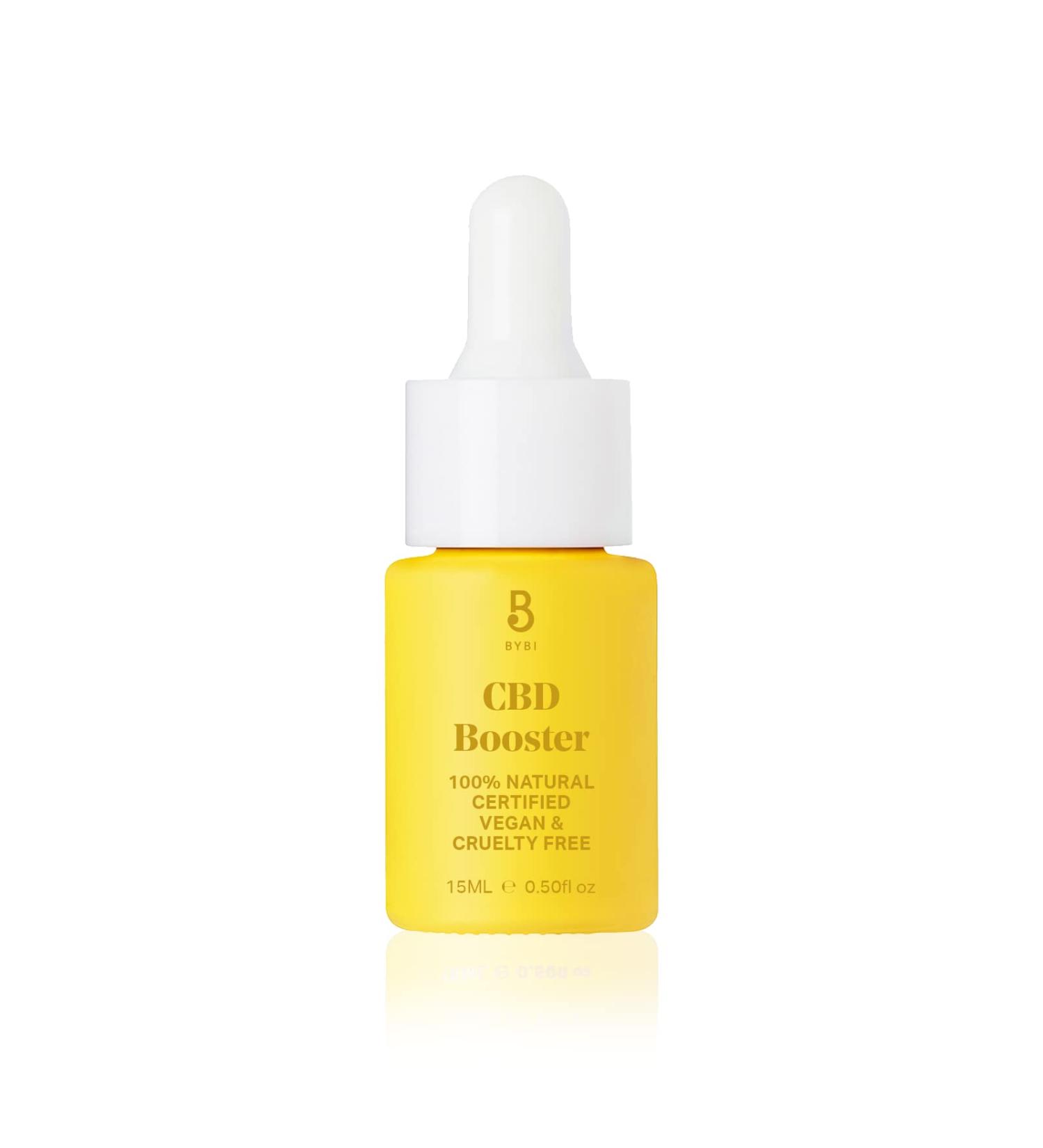 BYBI Beauty CBD Booster | Facial Oil | Calm Stressed Skin Eases Blemishes and Reduce Redness | Contains 100mg CBD Hemp Oil | 15 ml - Buy Online on GoSupps.com