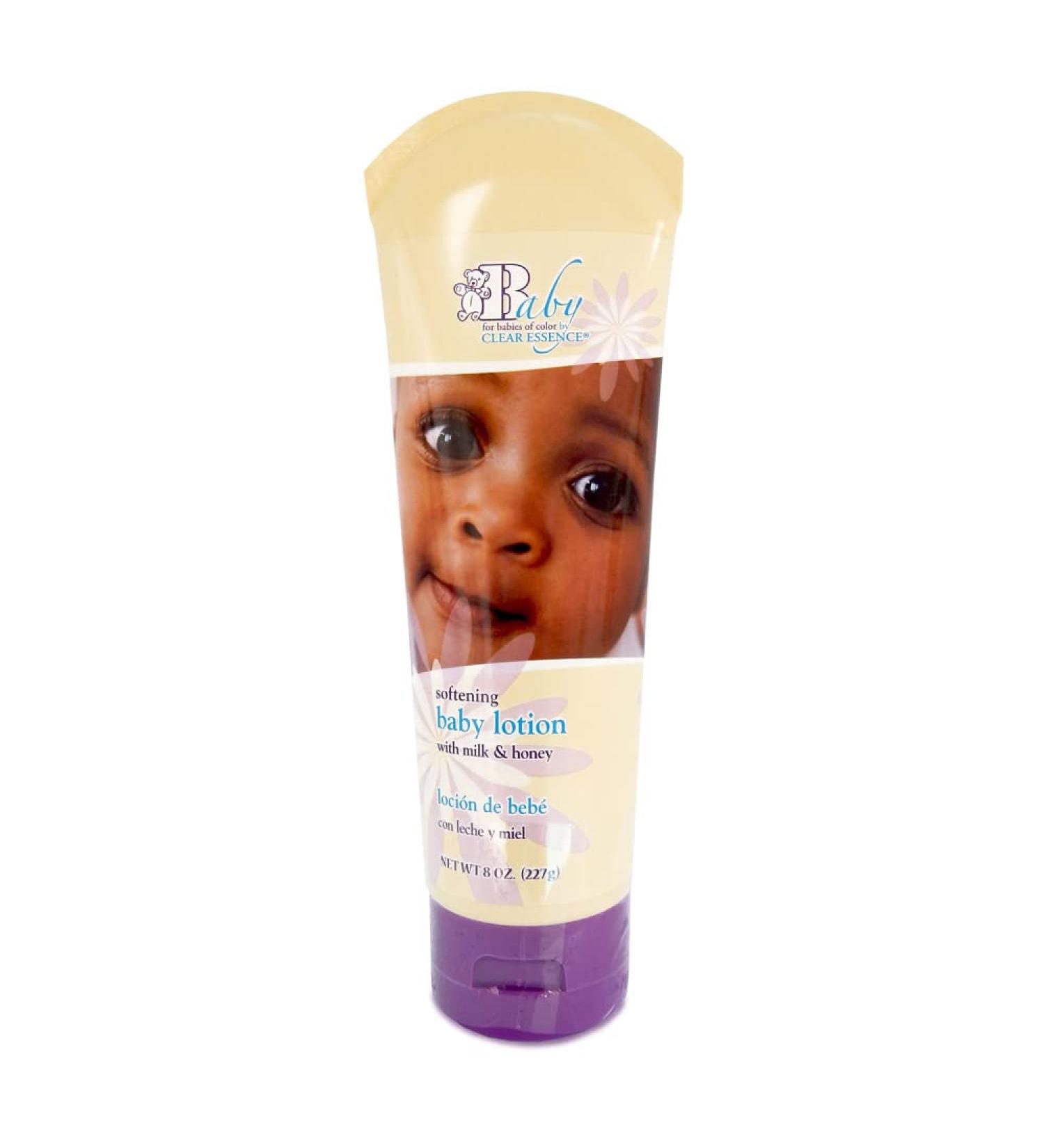 Clear Essence Baby Softening Lotion with Milk & Honey - 8 oz, Hydrating Baby Moisturizer for Long Lasting Skin Care - Buy Online on GoSupps.com