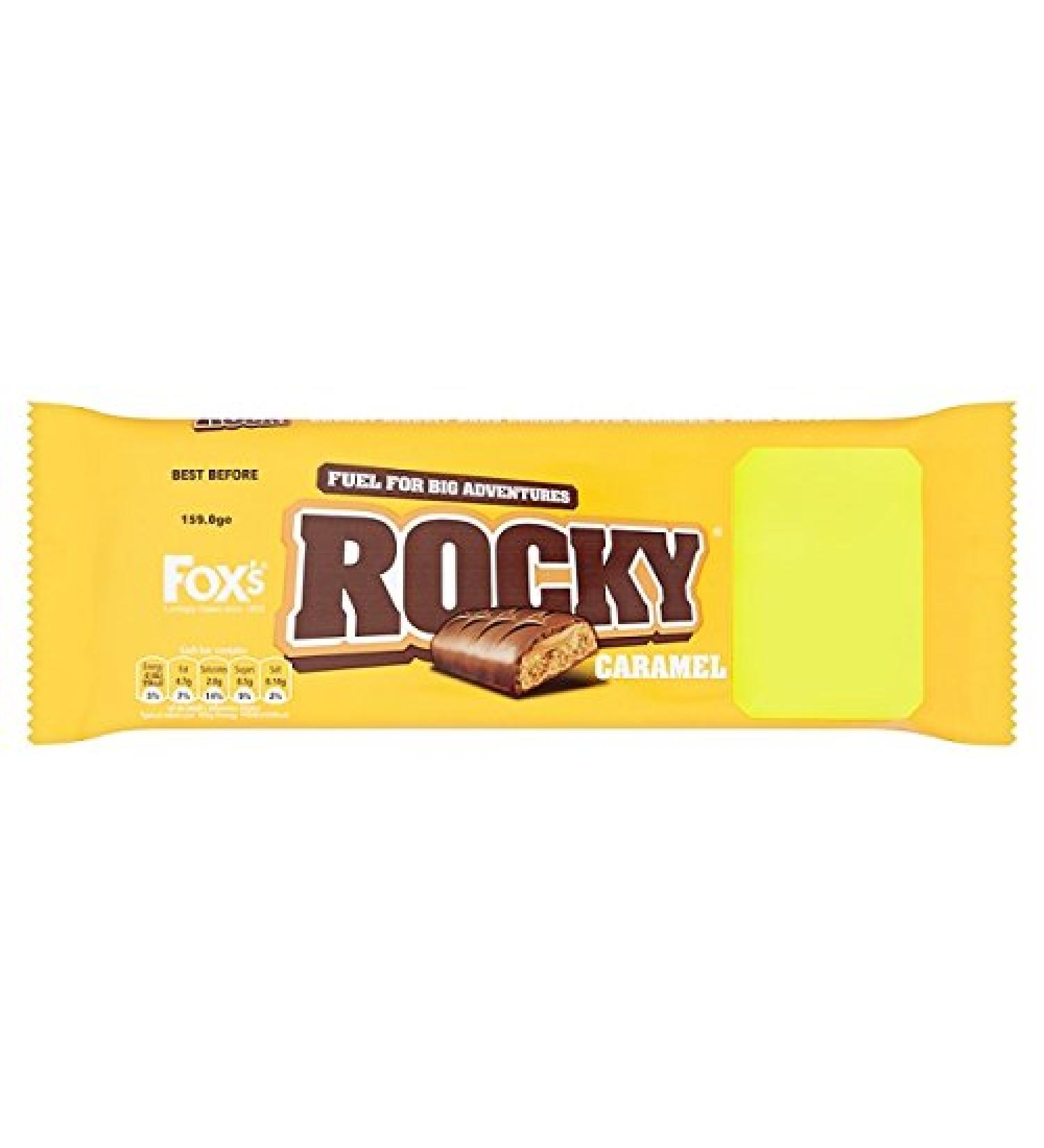 Fox's Rocky Lot de 8 barres de caramel 159 g