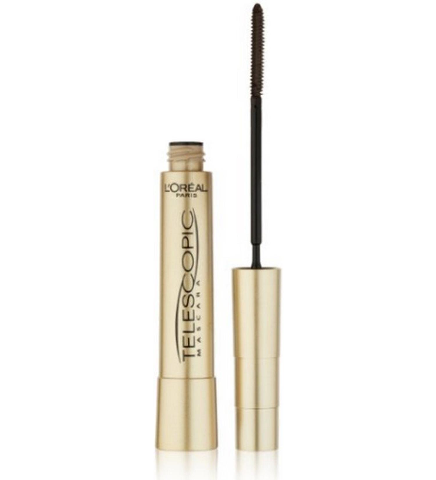 L'Oreal Paris Telescopic Mascara Blackest Black 910 0.27 oz (Pack of 3) black 0.27 Fl Oz (Pack of 3)