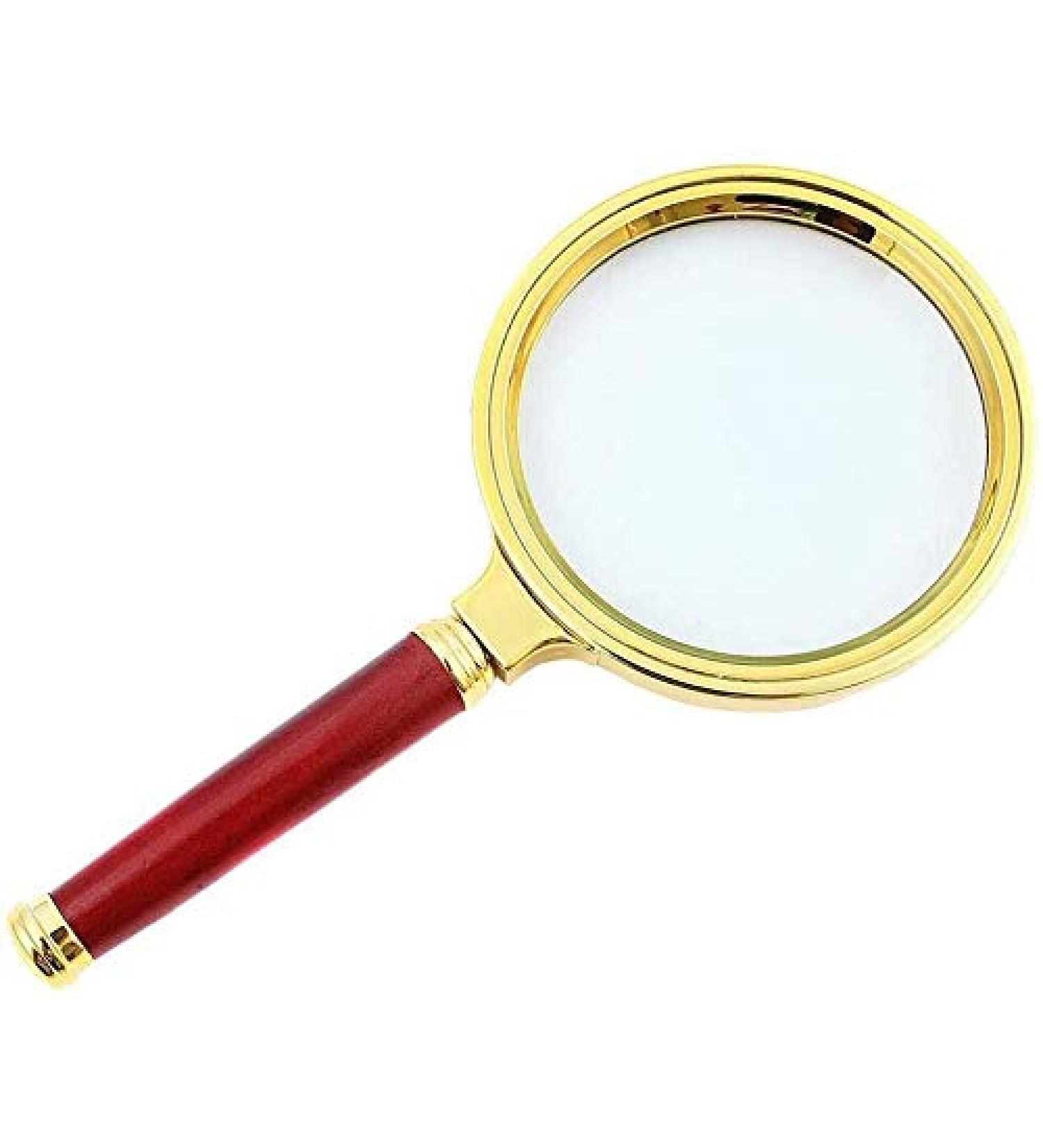Magnifying Glasses Educational Hobby Magnifiers Portable Detachable Ultra-Clear Handheld Reading Magnifying Glass with Wiping Mirror Cloth Designed for The Elderly Group Students Comfortable - Buy Online on GoSupps.com