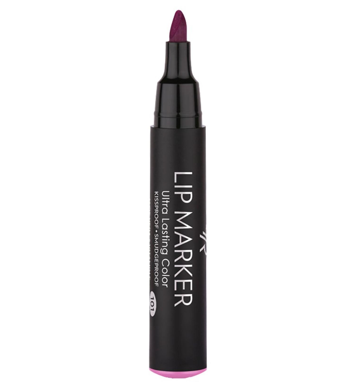 Golden Rose Lip Marker Lip Stain - Ultra Long Lasting, Natural Finish with Aloe Vera & Vitamin E (101) - Buy Online on GoSupps.com