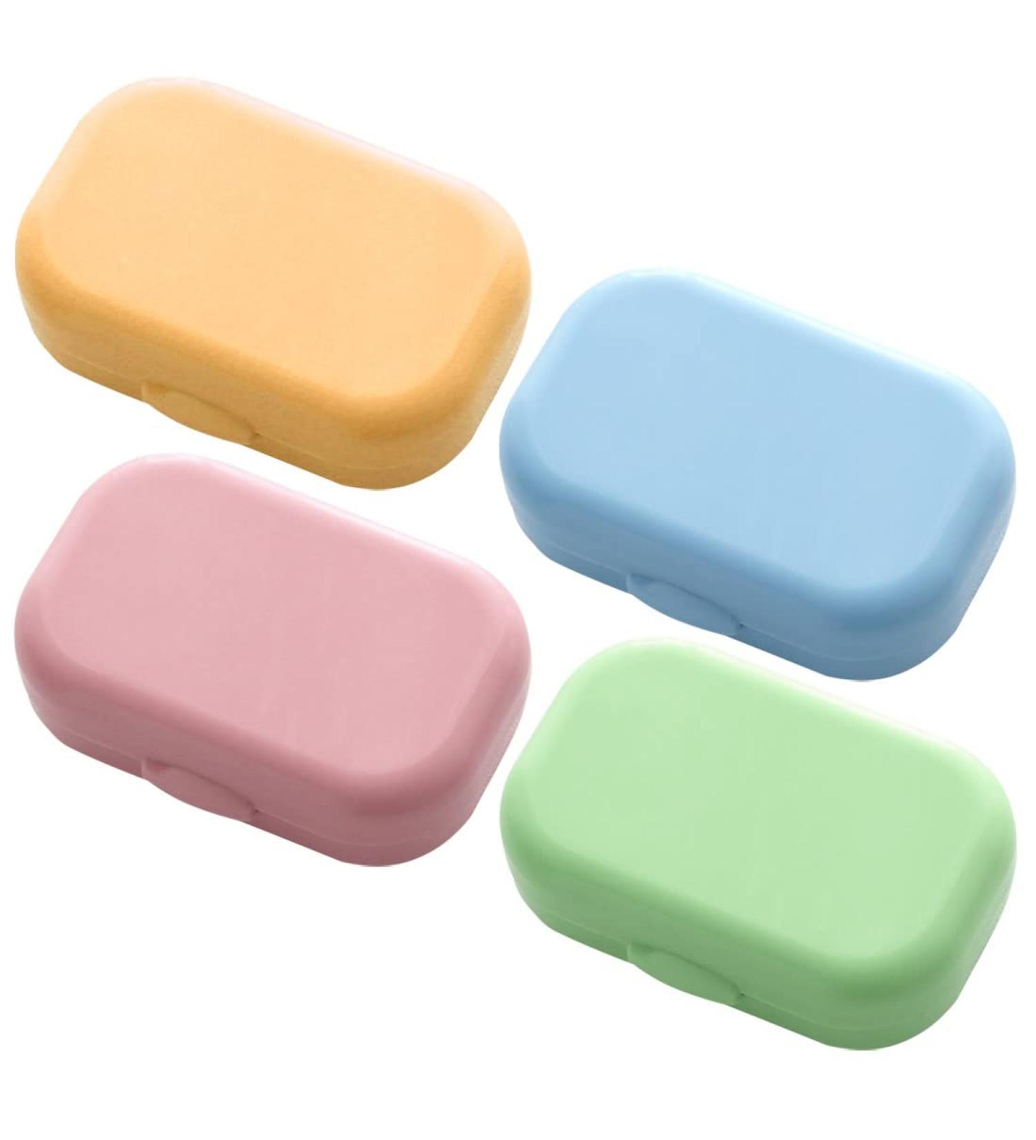 WENTOR 4 Pack Contact Lens Case Travel Contact Lens Set Contact Lens Case Contact Lens Case with Mirror Tweezers Contact Lens Remover for Home and Travel 4 Colors - Buy Online on GoSupps.com