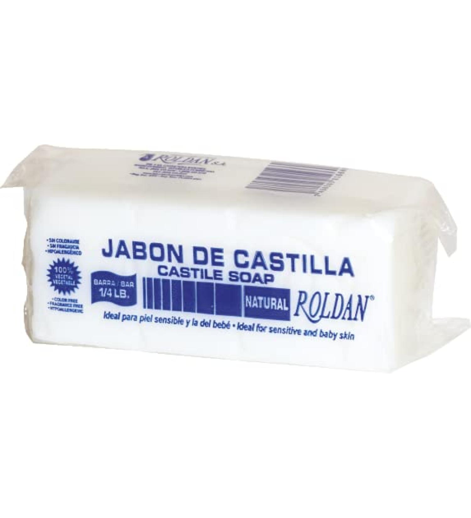 Roldan Castile Soap 4 Oz - Hypoallergenic Soap for Sensitive Baby Skin | Best International Shipping - Buy Online on GoSupps.com