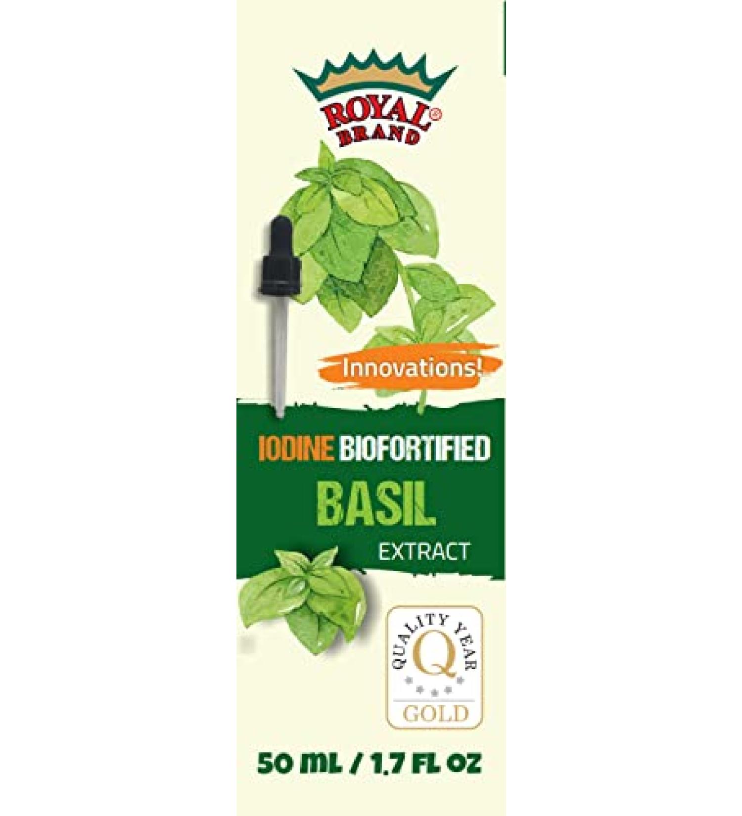 Basil extract enriched with iodine / 50 ml / 4.8 g - Buy Online on GoSupps.com