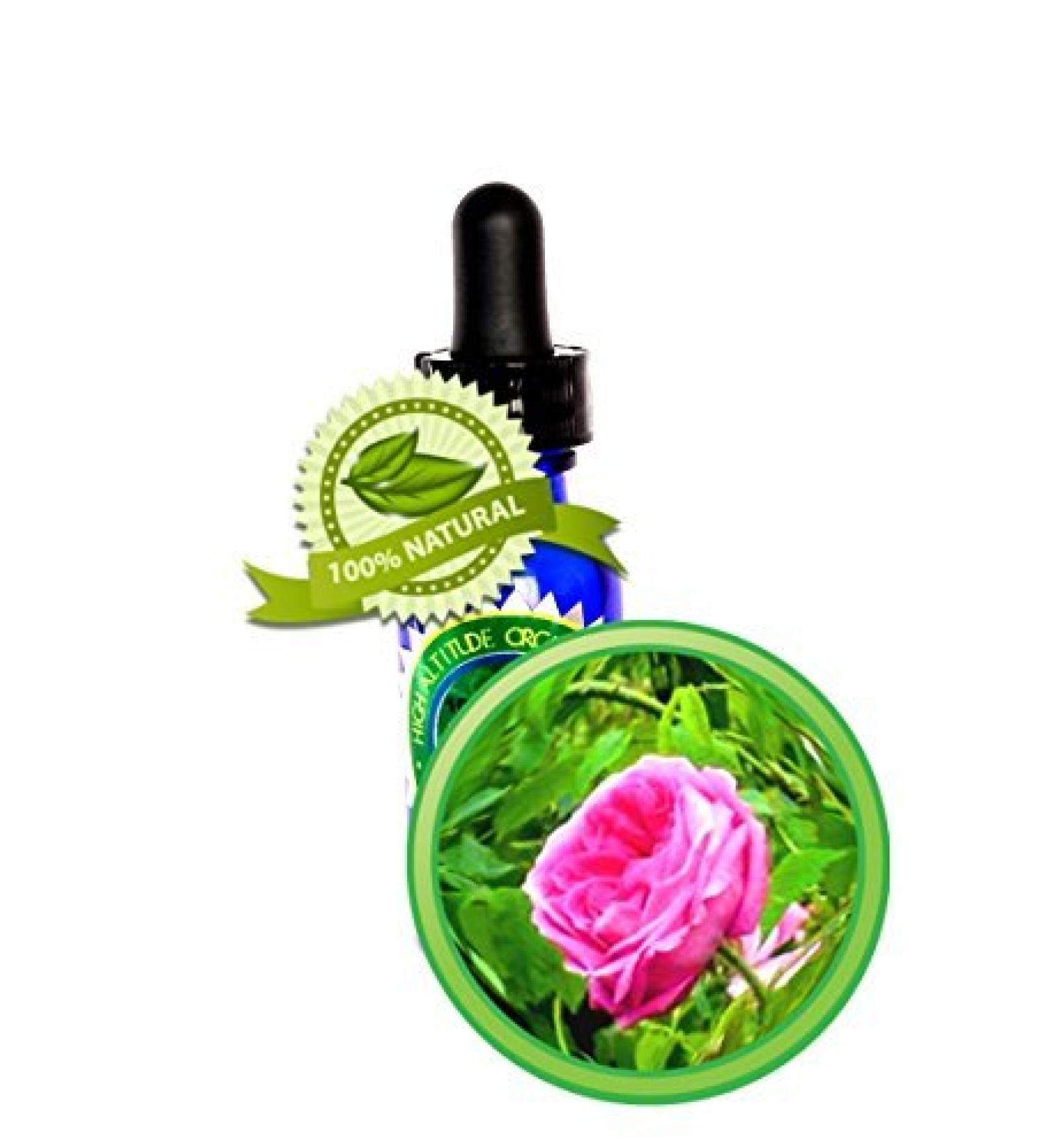 30ml (1oz) Rose Essential Oil (Rose Otto Rosa Damascena) - 100% Pure Undiluted Uncut