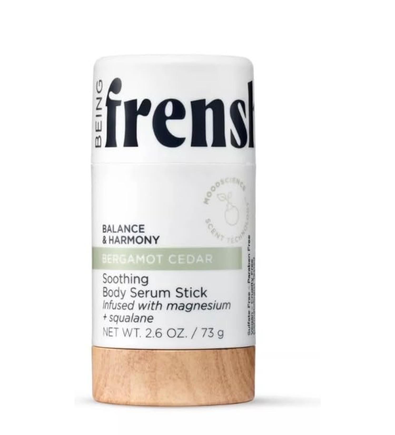 Soothing & Hydrating Body Serum | Being Frenshe | Magnesium & Bergamot Cedar | 2.6oz - International Shipping Available - Buy Online on GoSupps.com