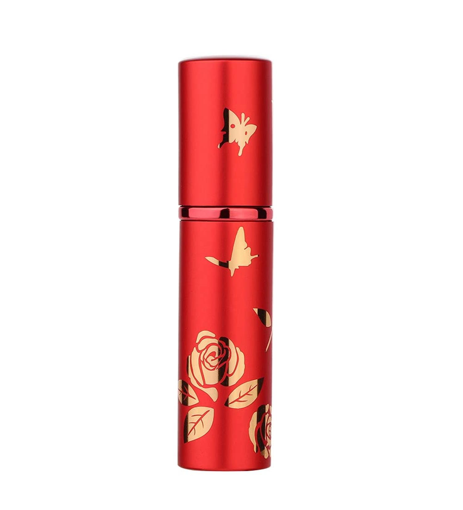 Perfume Bottle Portable Atomizer Bottle Cosmetic Spray Bottle Empty Sprayer Makeup Tool for Travel 10ml(Red) - Buy Online on GoSupps.com