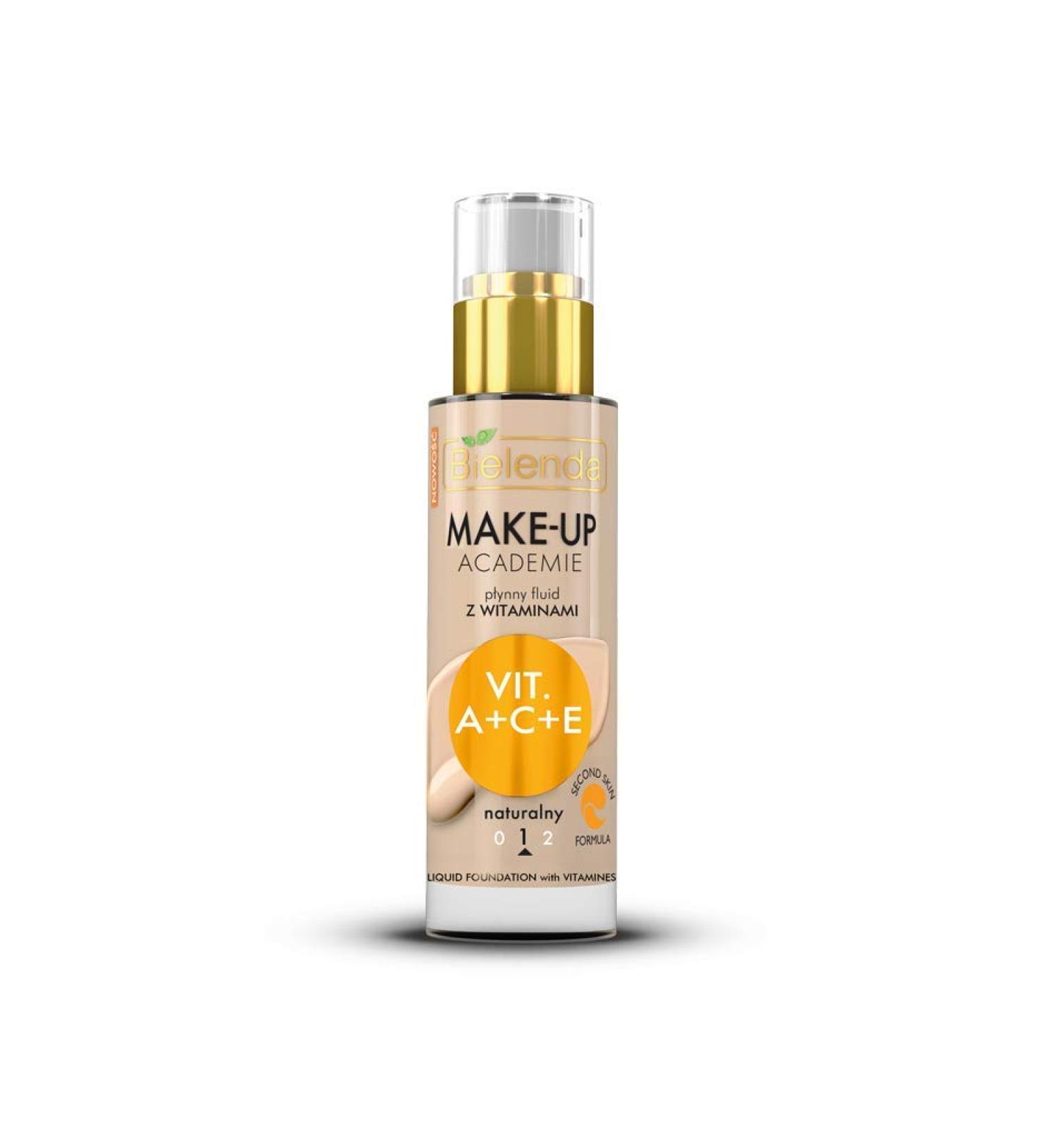 BIELENDA MAKE-UP ACADEMIE Liquid Foundation with vit. A+C+E Natural 30 ml