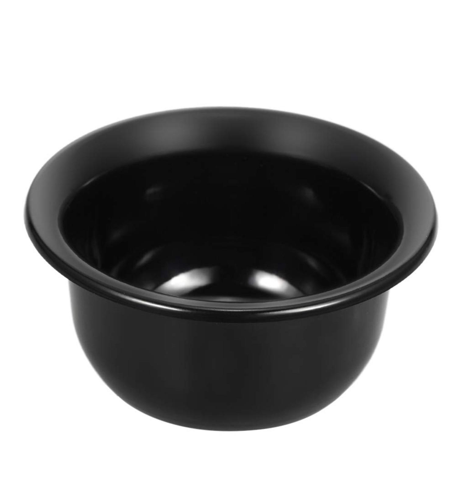 Premium Black Shaving Soap Peel Cup for Men - Reusable Smooth Shaving Bowl for Soap & Cream - Buy Online on GoSupps.com