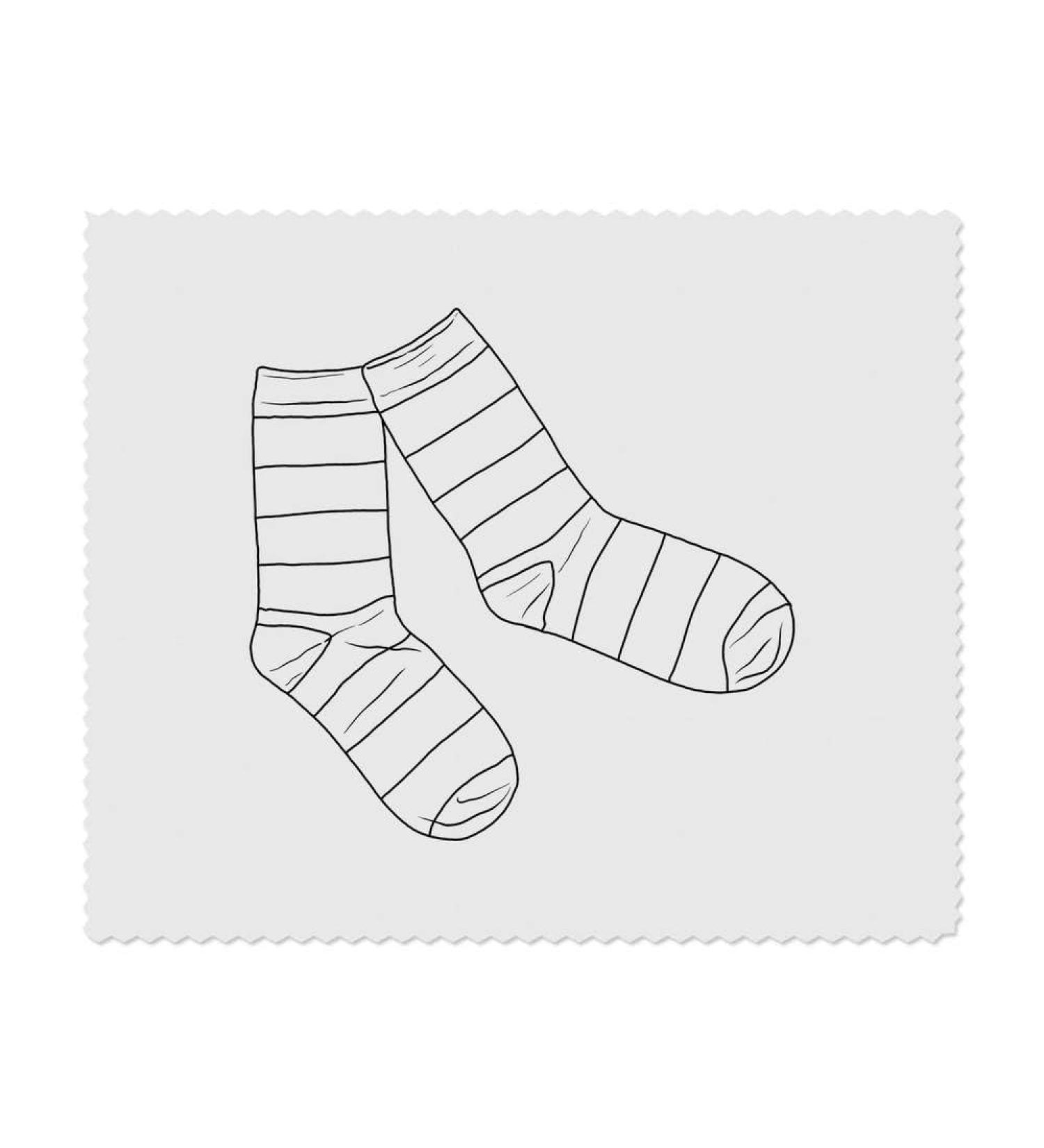 Buy Striped Socks Microfiber Lens/Eyeglass Cleaning Cloths - 2 Pack | International Shipping Available - Buy Online on GoSupps.com