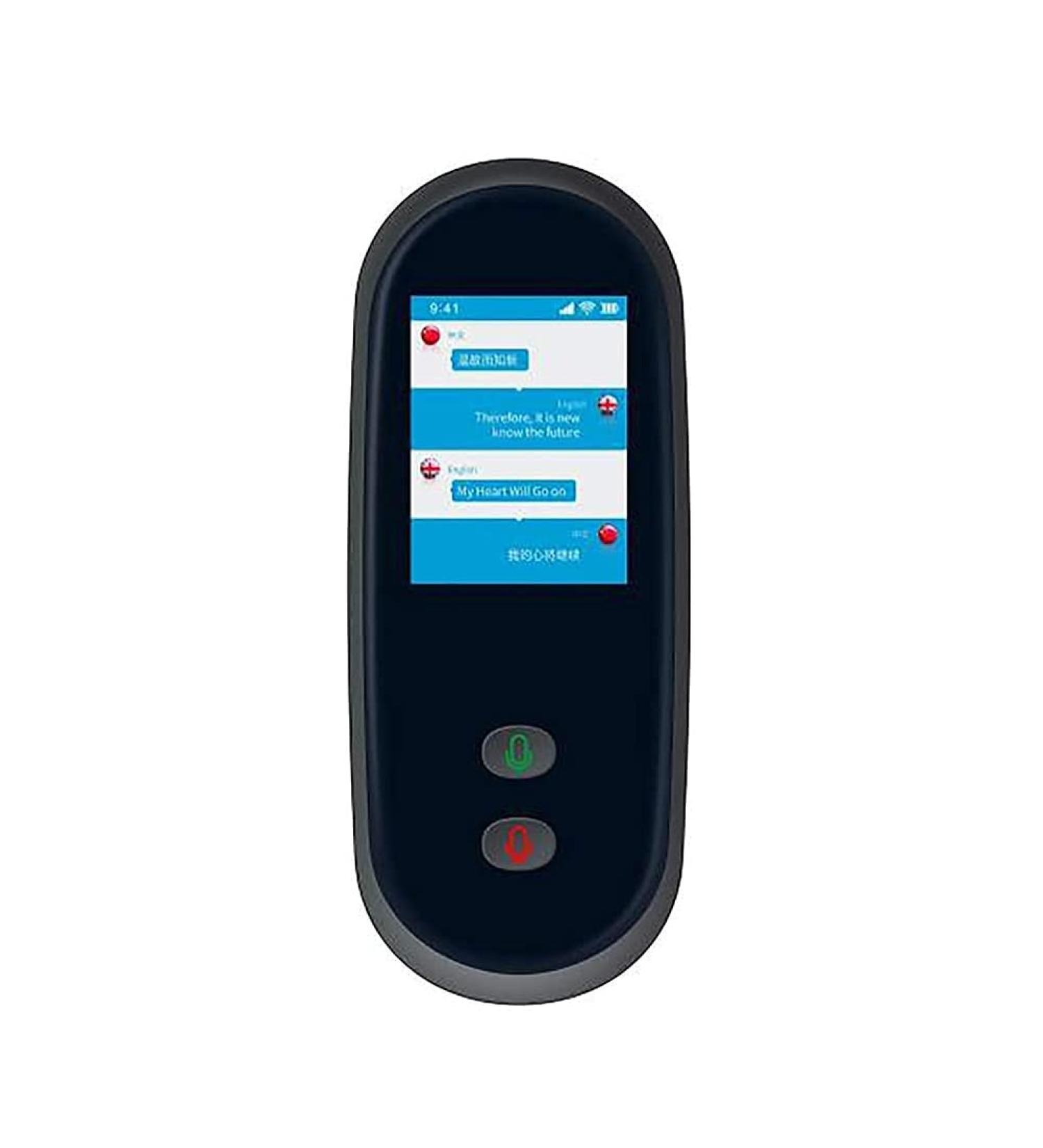 Language Translator Device Real Time Translator Device Instant Language Translator Device Support 28 Languages Real-time for Learning Shopping Travel Business Hello (Black) Vision Journey - Buy Online on GoSupps.com