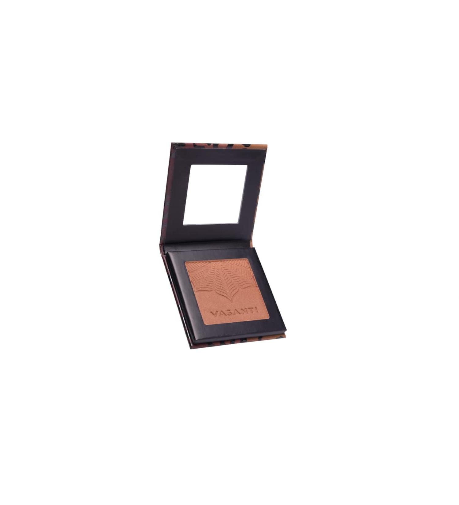Vasanti Mineral Bronzer - Brazilian Tan | Paraben-Free Vegan Talk-Free | Medium Brown Face Bronzer - Buy Online on GoSupps.com