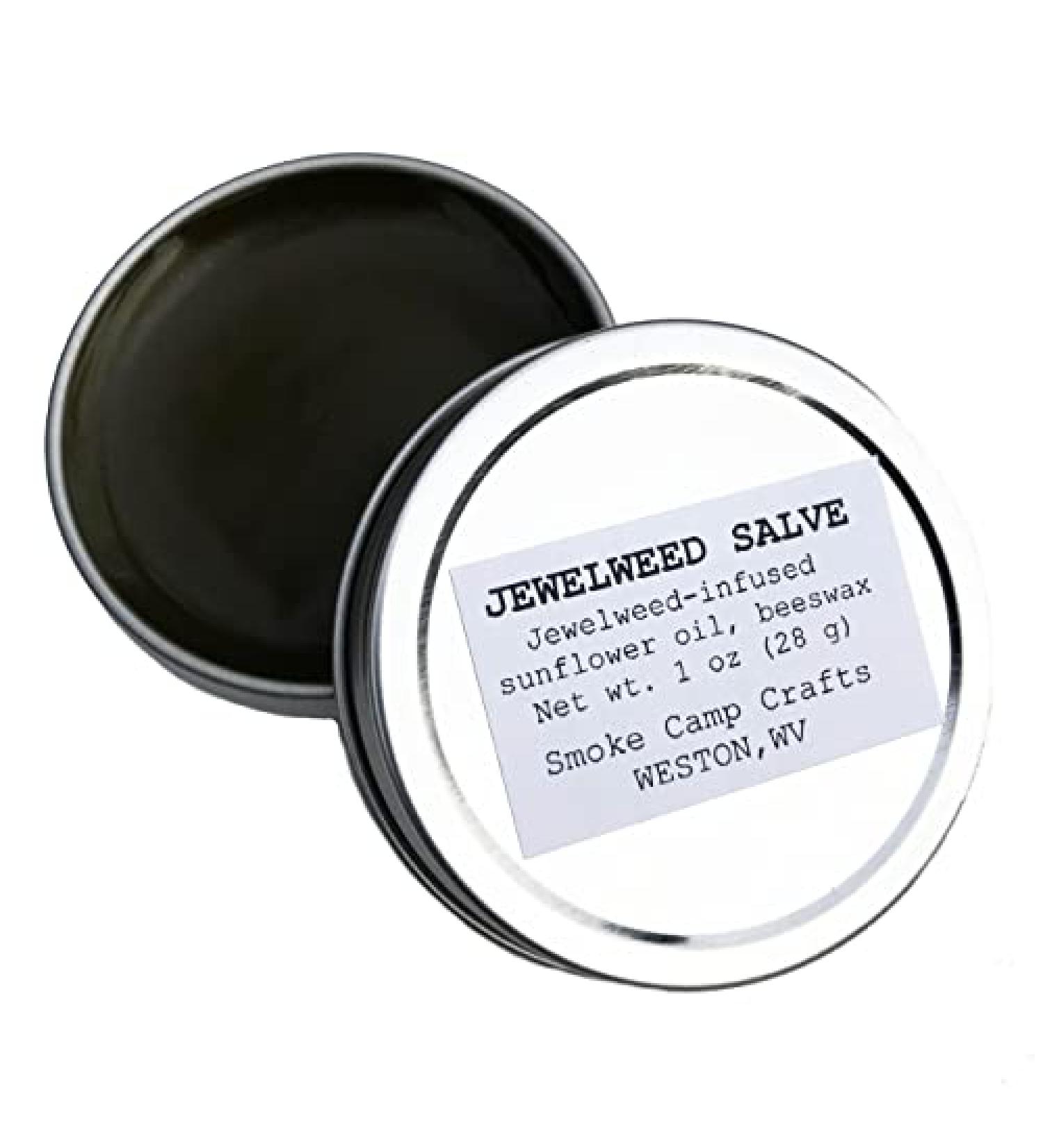 Jewelweed Salve - Poison Ivy Relief - Smoke Camp Crafts - 1 oz - Best for Hunters Hikers & Outdoorsmen - Buy Online on GoSupps.com