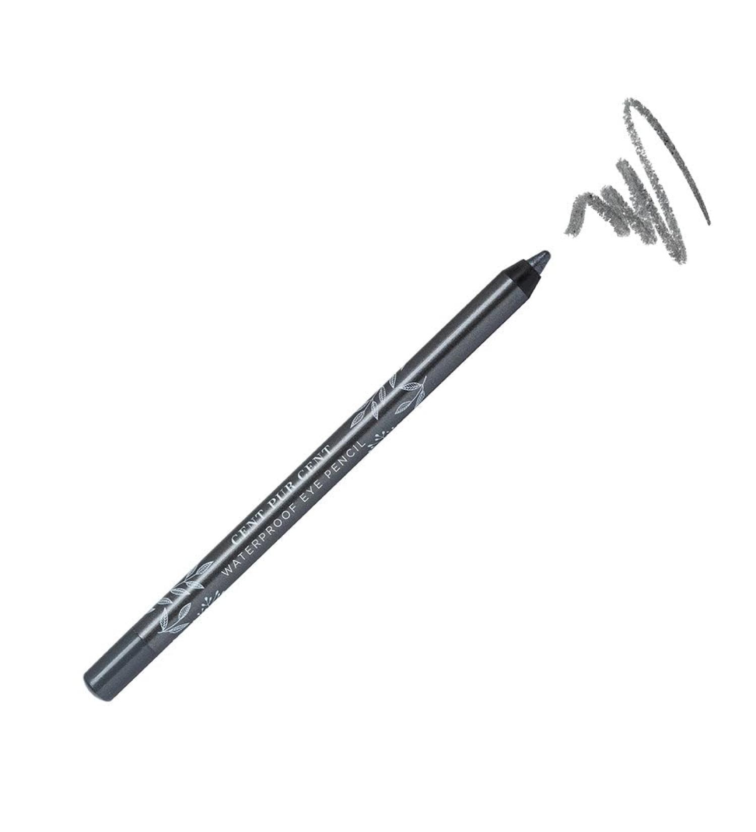  Cent Pur Cent Waterproof Eye Pencil Iridescent Grey - Precision - Easy to use - 1 ml - Buy Online on GoSupps.com