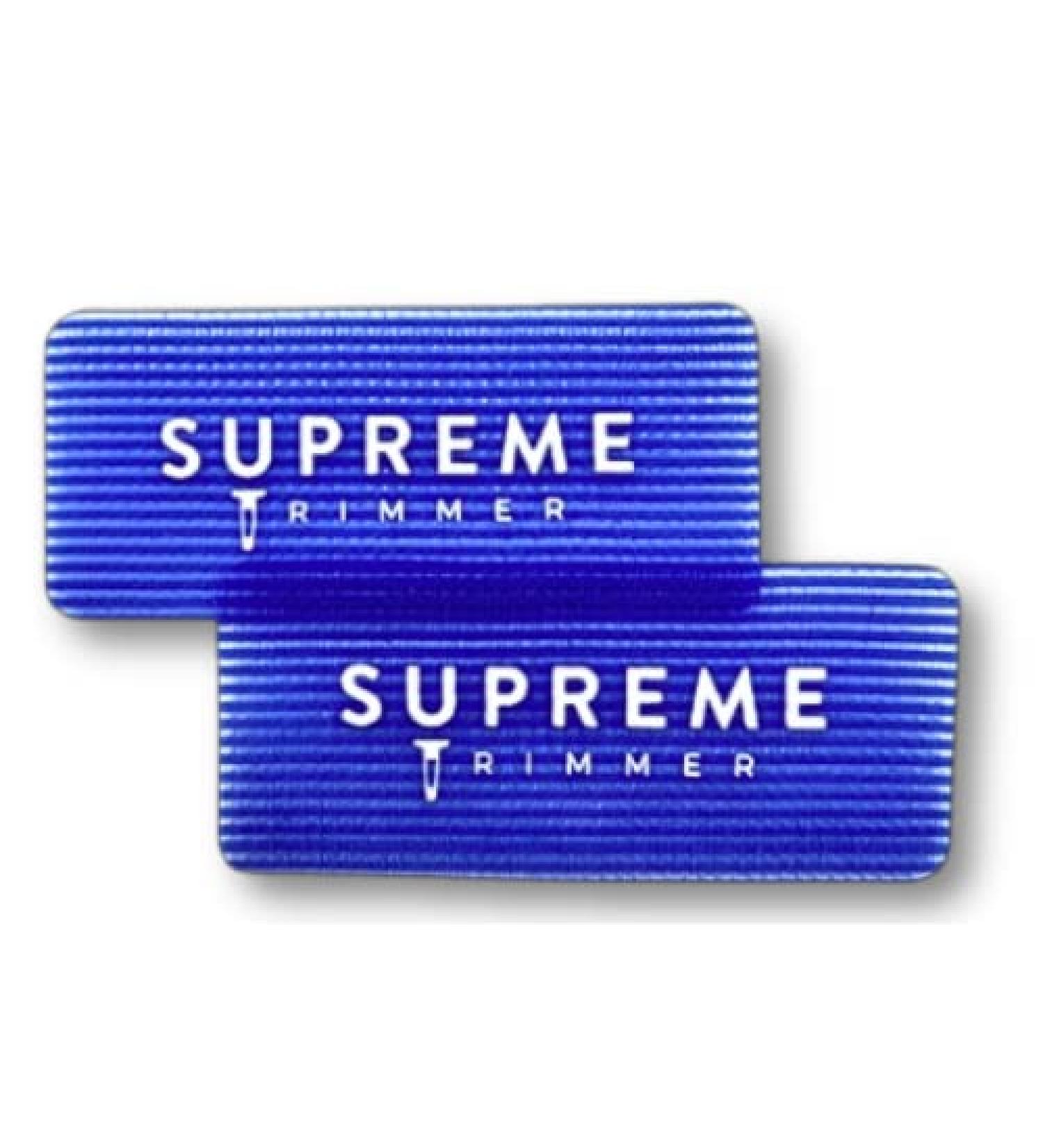 Supreme Trimmer Barber Grippers - Salon & Barber Hair Holder Grips for Men & Women - Blue Rectangle Hair Stylish Grippers - Buy Online on GoSupps.com
