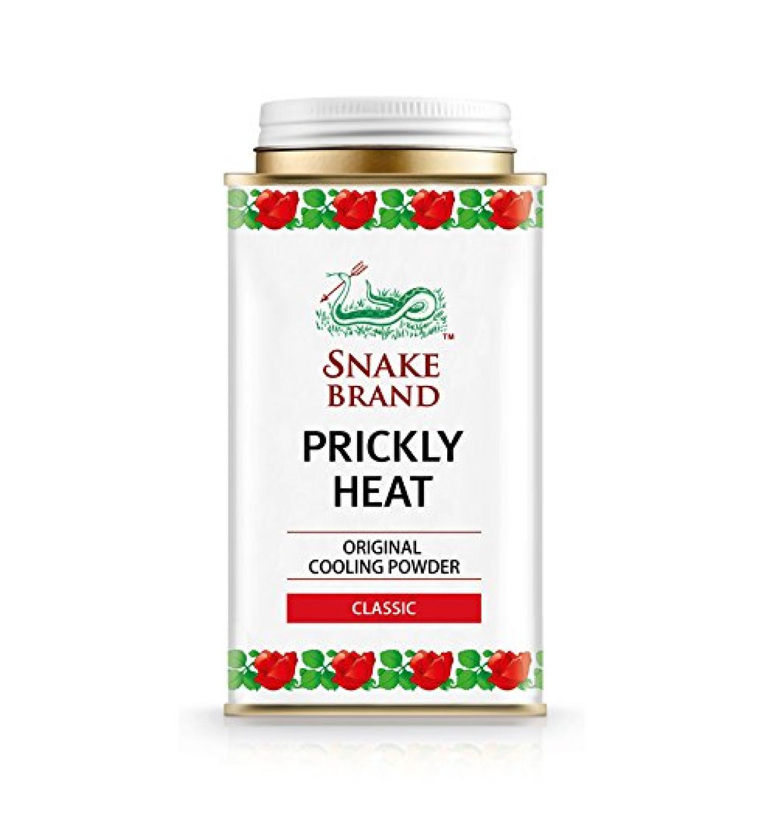 Snake Brand Prickly Heat Powder Classic 140g ~ EU Registered ~ Ships from UK (Classic, Pack of 1)