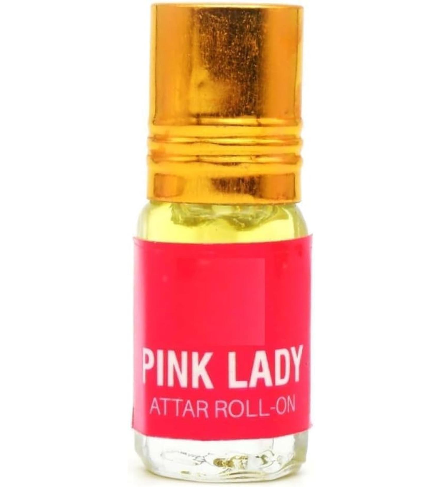 Pink Lady Roll On Attar For Religious & Personal Use Alcohol Free |Attar Roll On |Luxury Scent with Long Lasting Fragrance For Men & Women |3ml