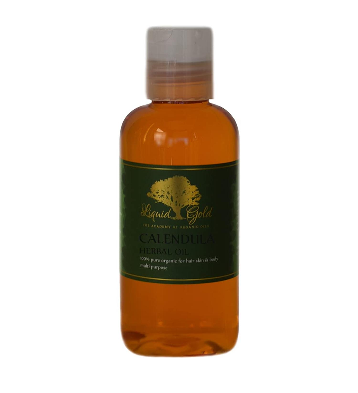Premium Calendula Herbal Infused Oil - 4 oz Pure Natural Organic Skin Hair & Body Care | International Shipping Available - Buy Online on GoSupps.com