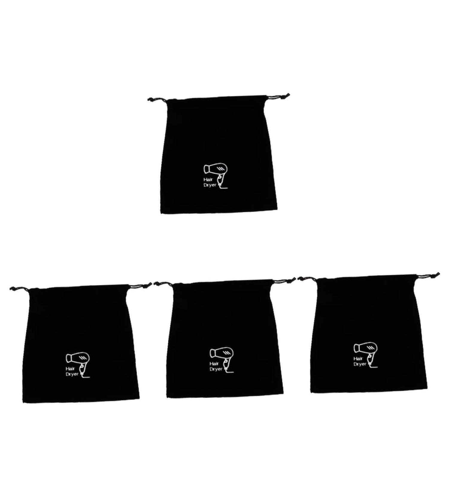 FOMIYES 4 Pcs Hair Dryer Storage Bag Bag Organizer Hair Bag Drawstring Bag Travel Hair Curler Modeling - Buy Online on GoSupps.com