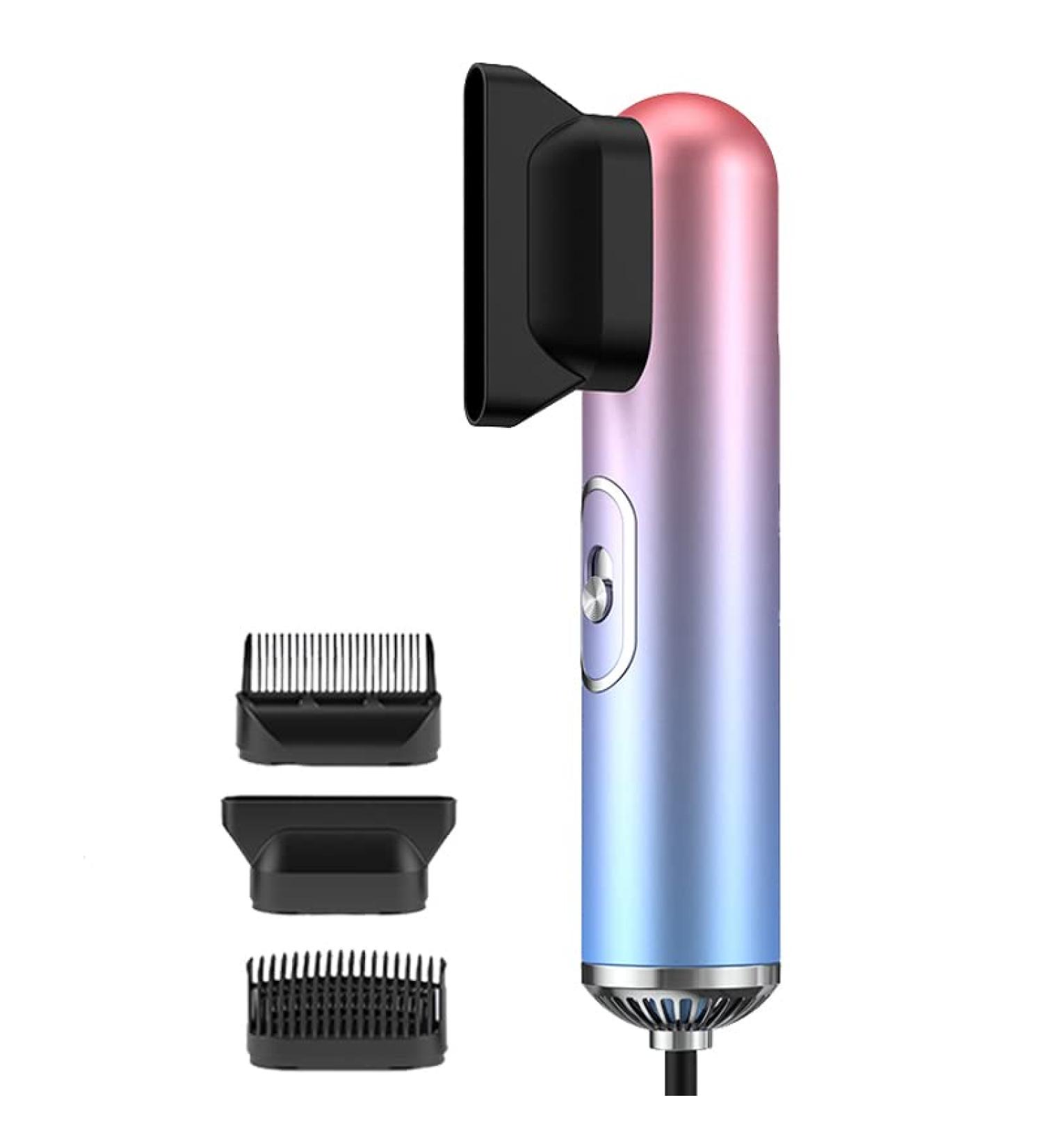 NGP 3 in 1 Electric Hair Styler Brush & Blow Dryer - 1200W Multifunctional Hot Air Brush for Curly & Straight Hair - Purple - Buy Online on GoSupps.com