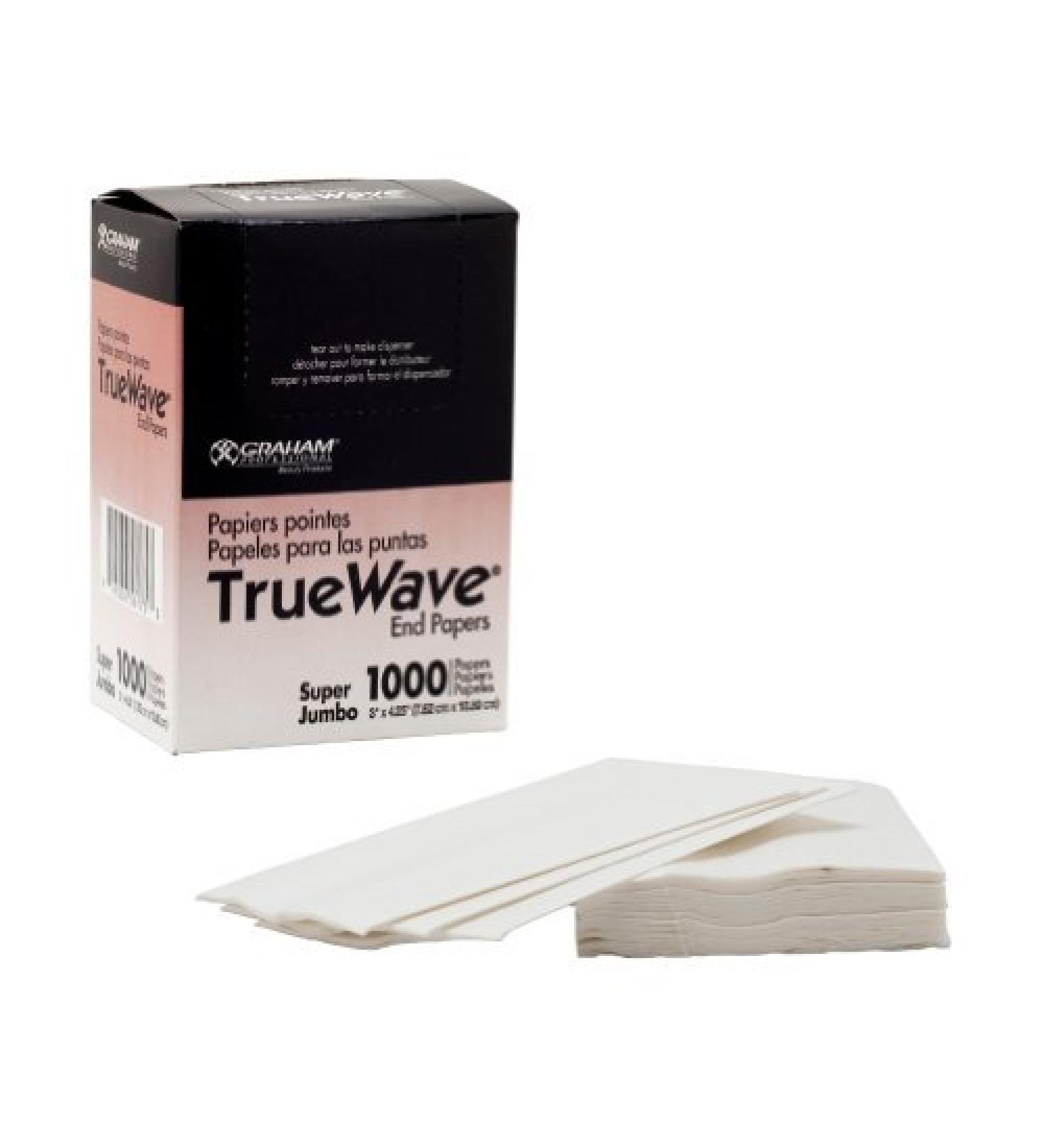 Graham Professional TrueWave Super Jumbo END PAPERS - 1000ct - Buy Online on GoSupps.com