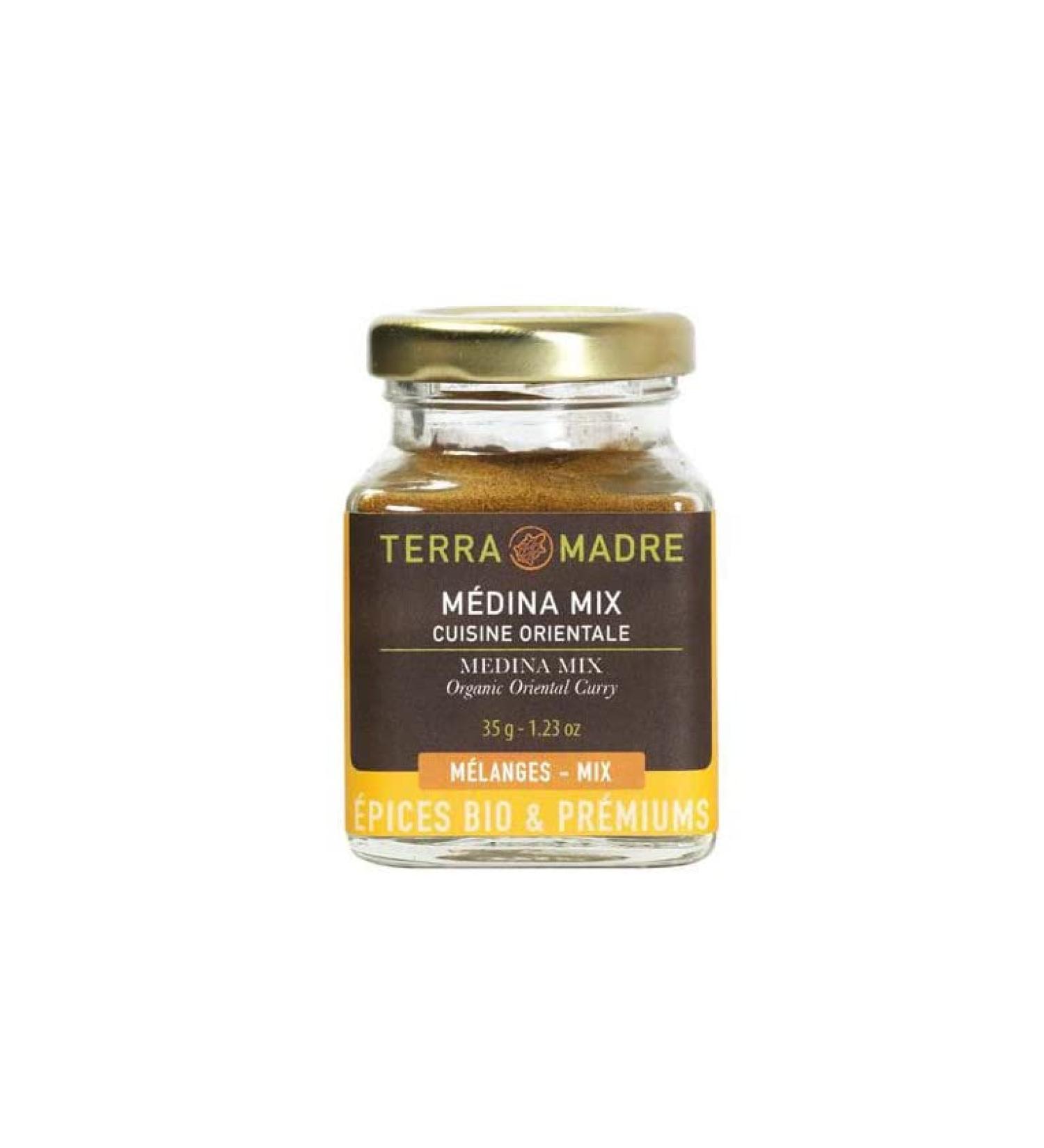 TERRA MADRE Mélange d'épices pour tajines Medina Mix bio 35g - INDE