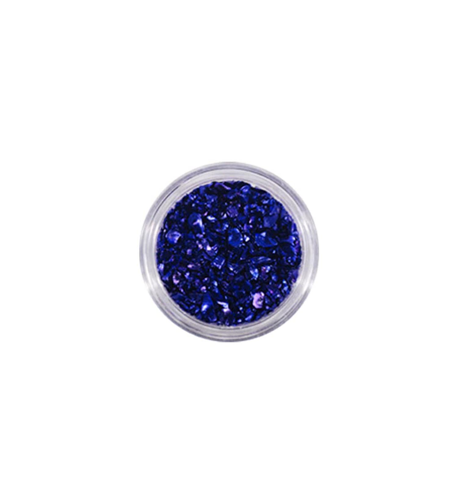 dijiusidy Nail Art Crushed Glass Stones Irregular Glitter Crystal Fragment DIY Rhinestone Fillers Mobile Phone Jewelry Making Sapphire Blue - Buy Online on GoSupps.com