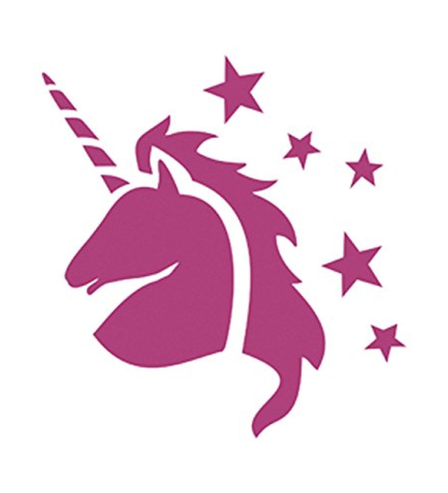 Eulenspiegel 105320 - Self-adhesive stencil - Unicorn
