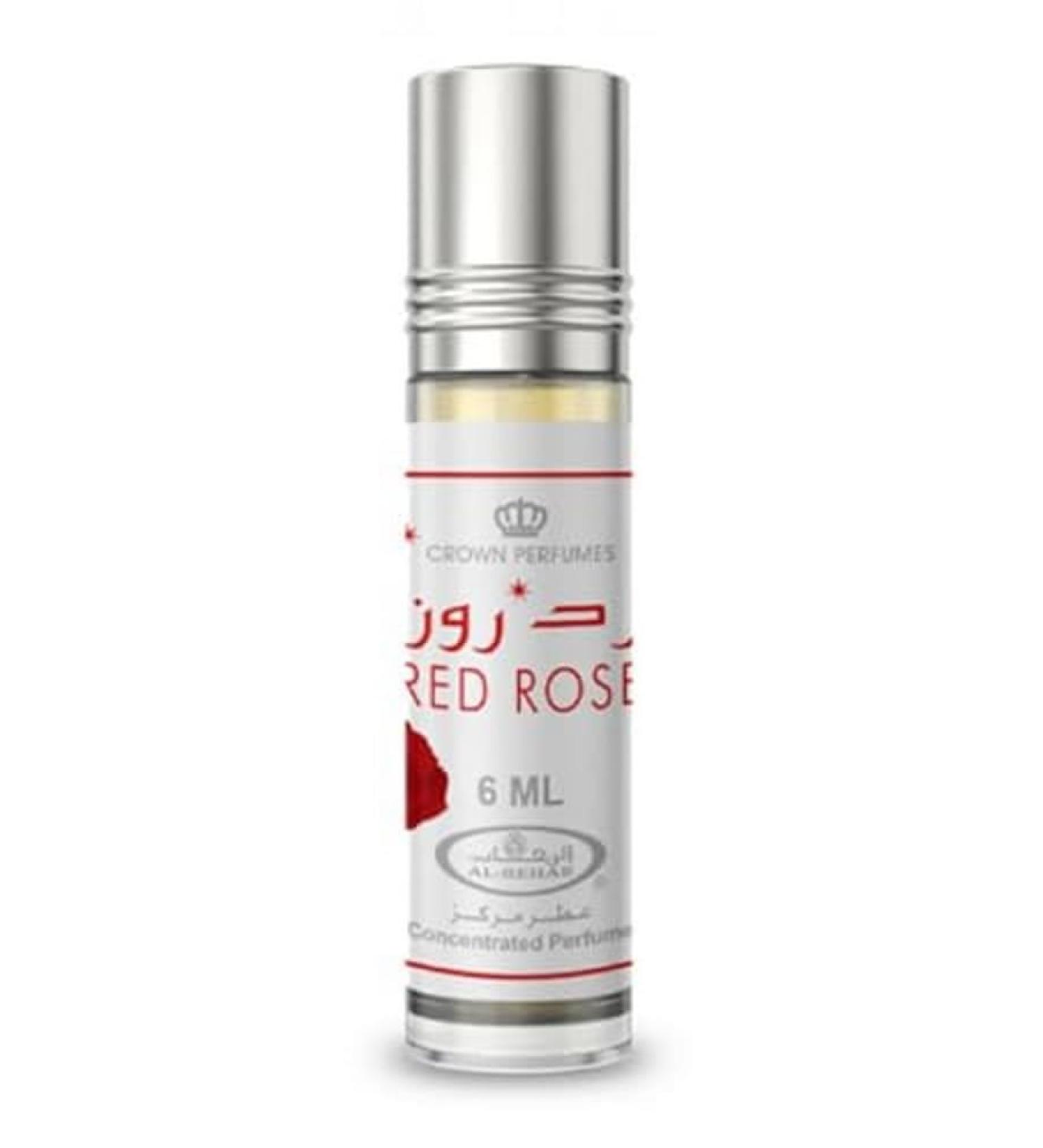 Al-Rehab Red Rose Concentrated Perfume Oil 0.2 Ounce / 6ml 0.2 Fl Oz (Pack of 1)